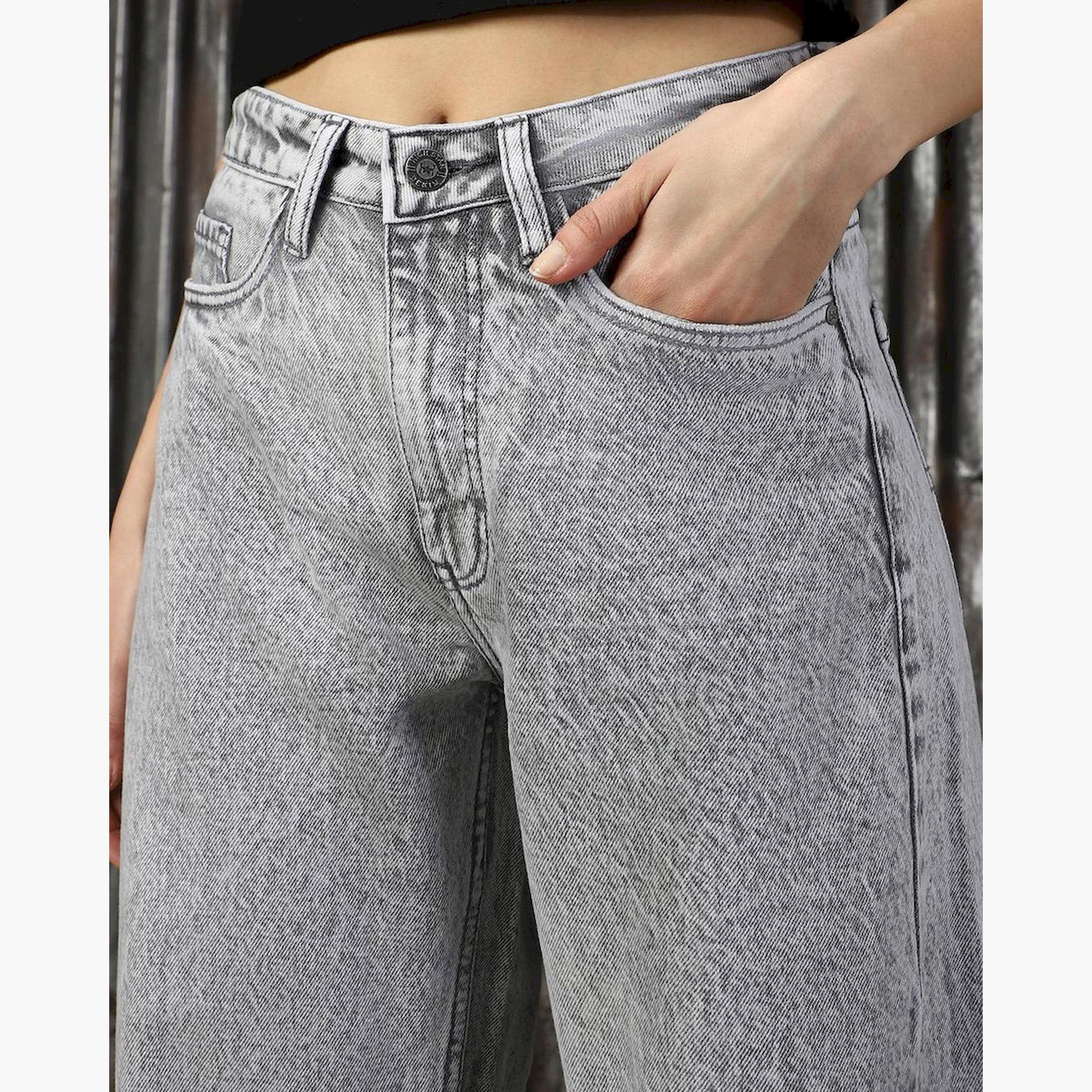 هاي ستار × ستايلي - بنطال جينز نسائي رمادي S-women-clothing-bottoms-jeans-image-4