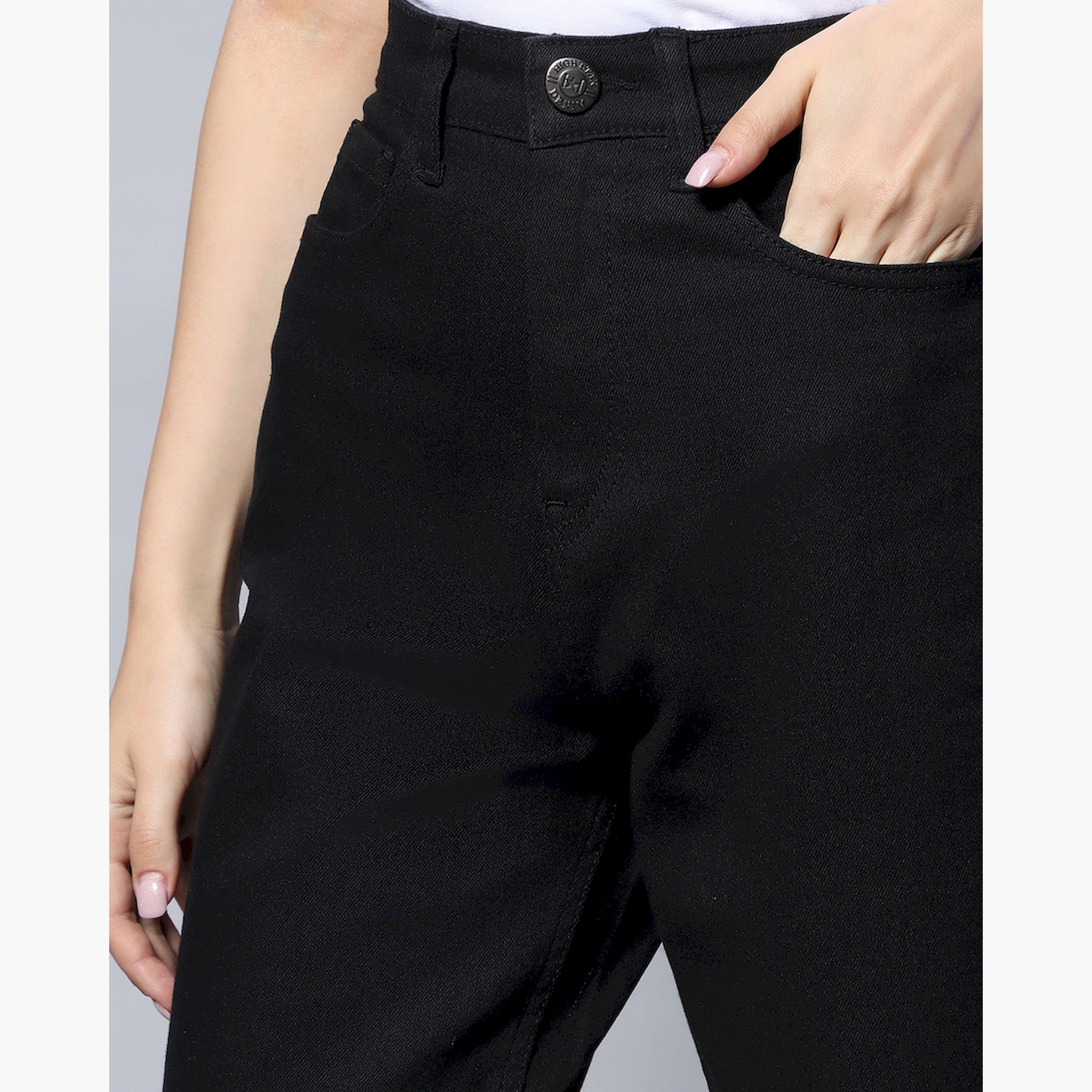 هاي ستار × ستايلي - بنطال جينز نسائي - أسود-women-clothing-bottoms-jeans-image-5
