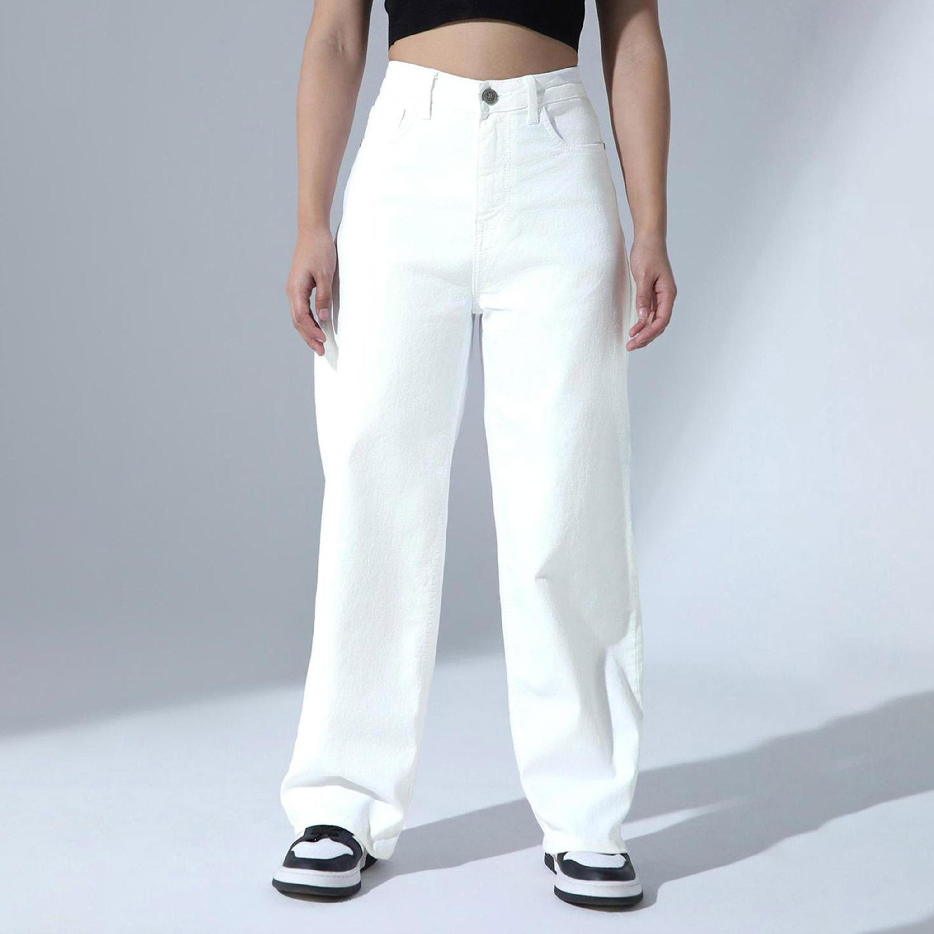 Hubberholme X Styli Women Ecru Jeans-women-clothing-bottoms-jeans-image-6