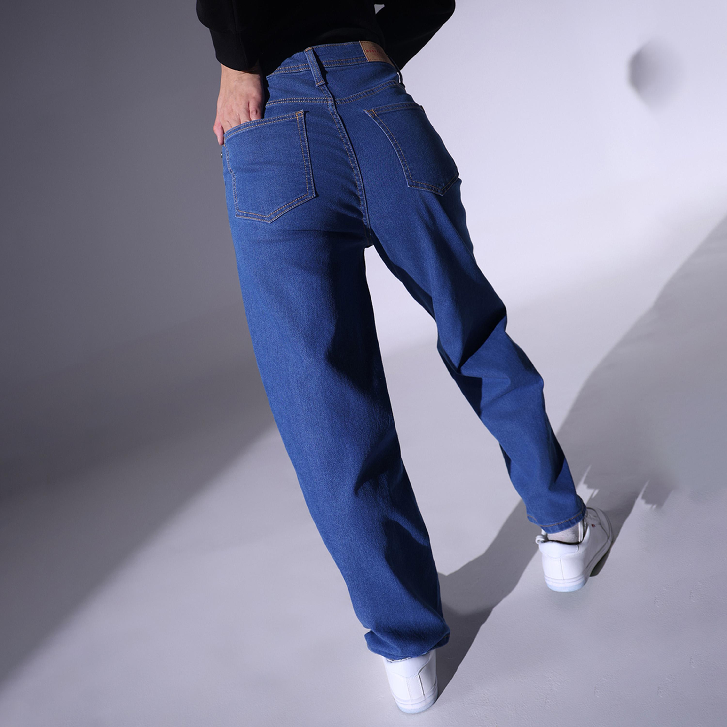 Hubberholme X Styli Women Indigo Jeans-women-clothing-bottoms-jeans-image-3