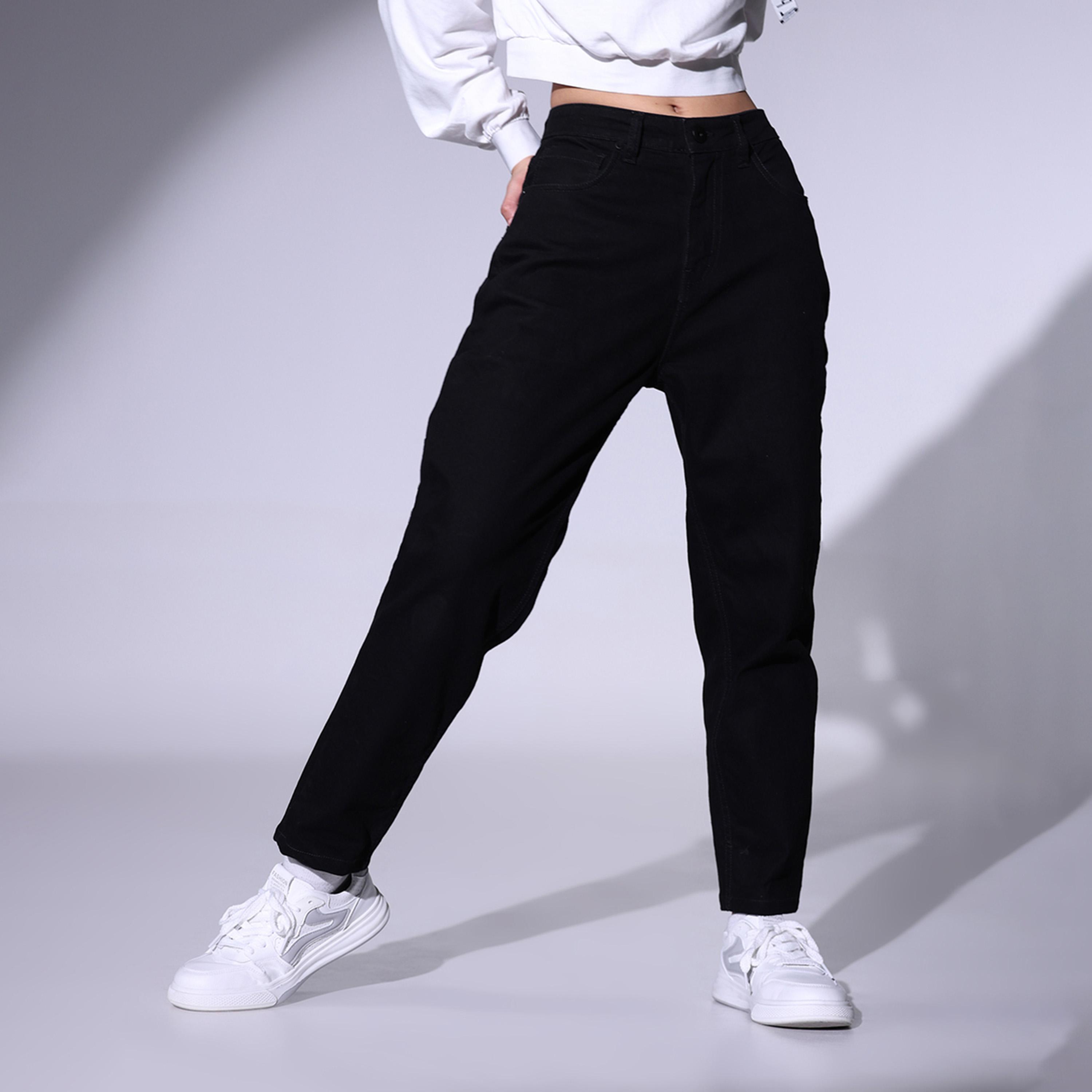 هابرهولم × ستايلي-  بنطال جينز للنساء أسود-women-clothing-bottoms-jeans-image-1