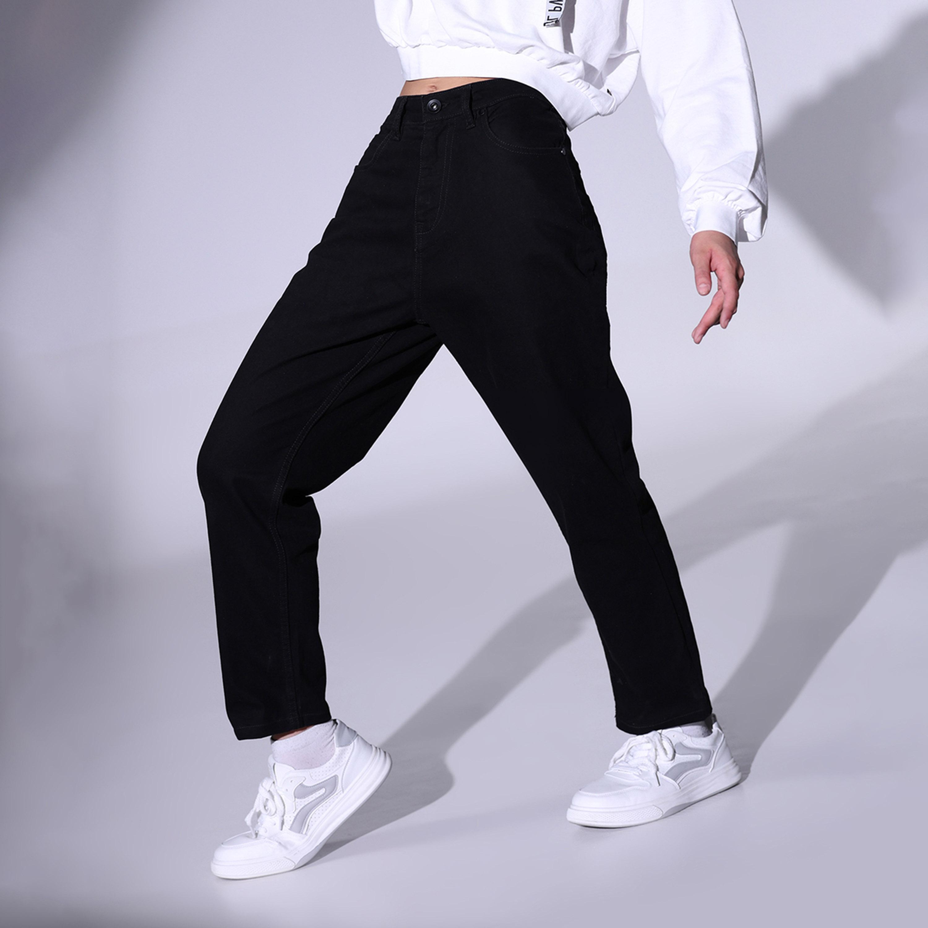 هابرهولم × ستايلي-  بنطال جينز للنساء أسود-women-clothing-bottoms-jeans-image-4