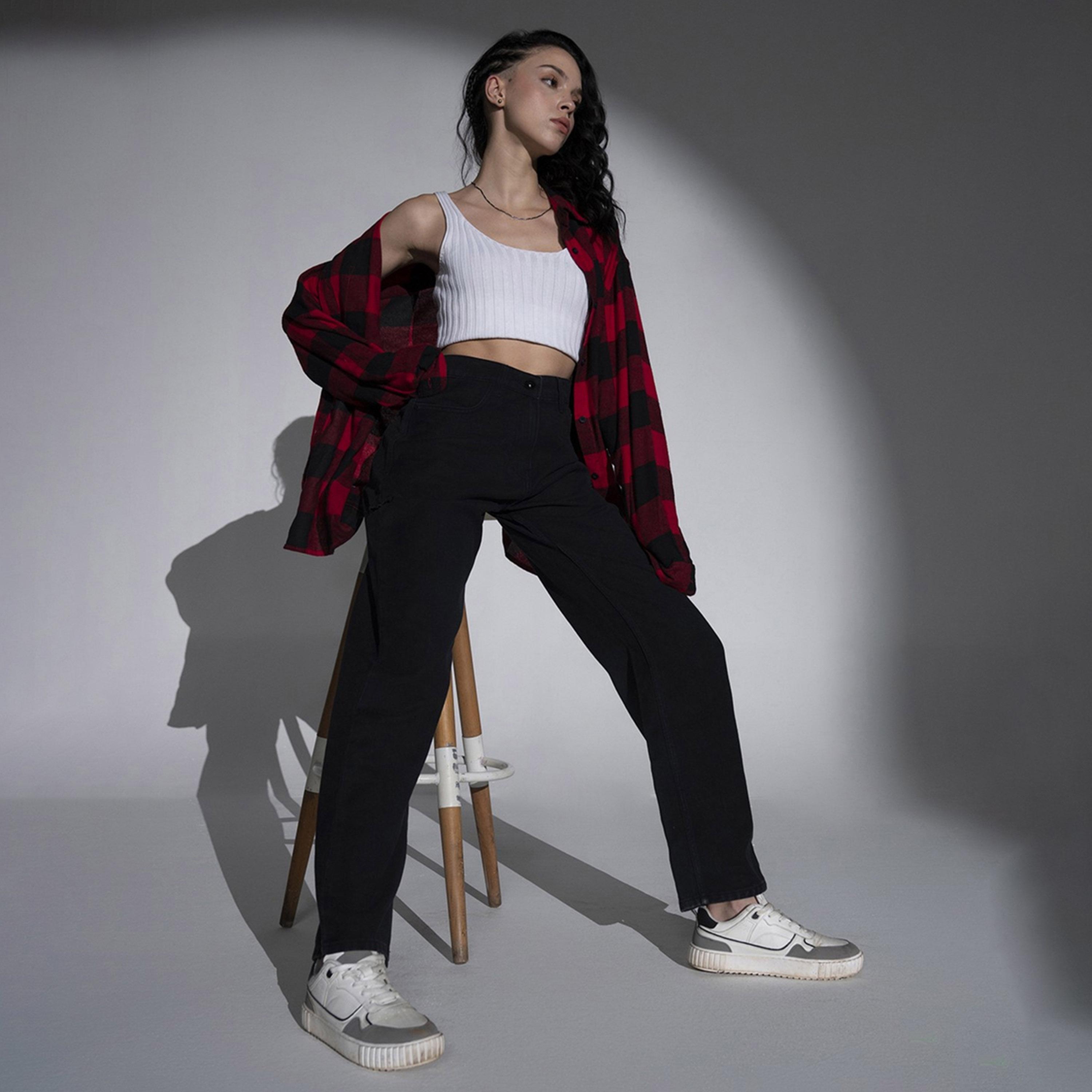 Hubberholme X Styli Women Black Jeans-women-clothing-bottoms-jeans-image-5