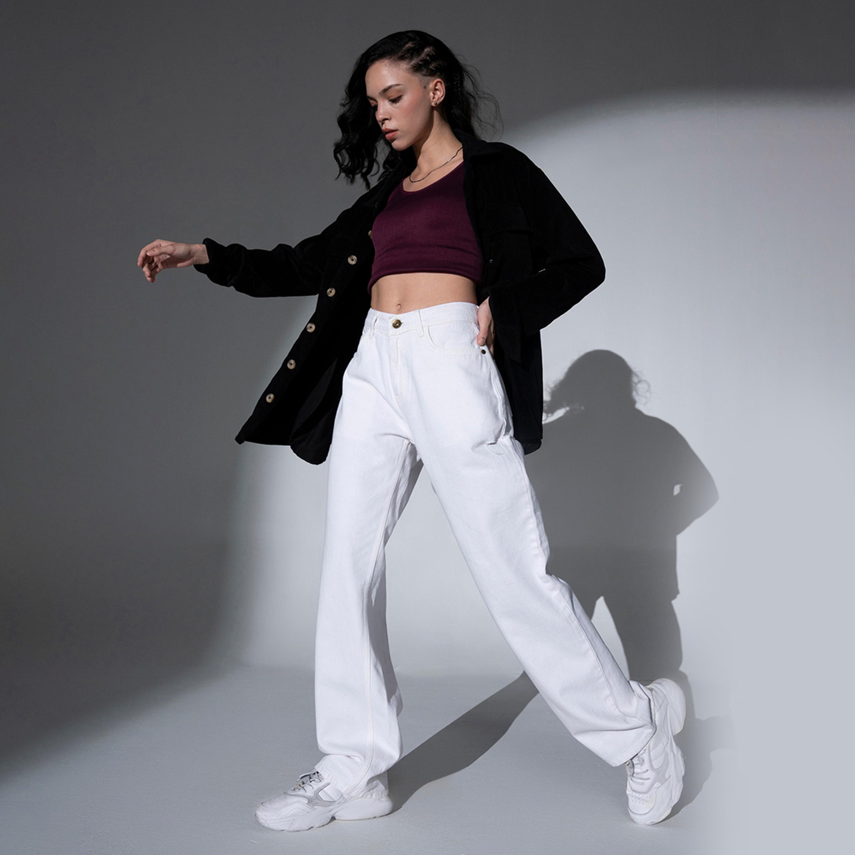 هابرهولم × ستايلي-  بنطال جينز نسائي أوف وايت-women-clothing-bottoms-jeans-image-2