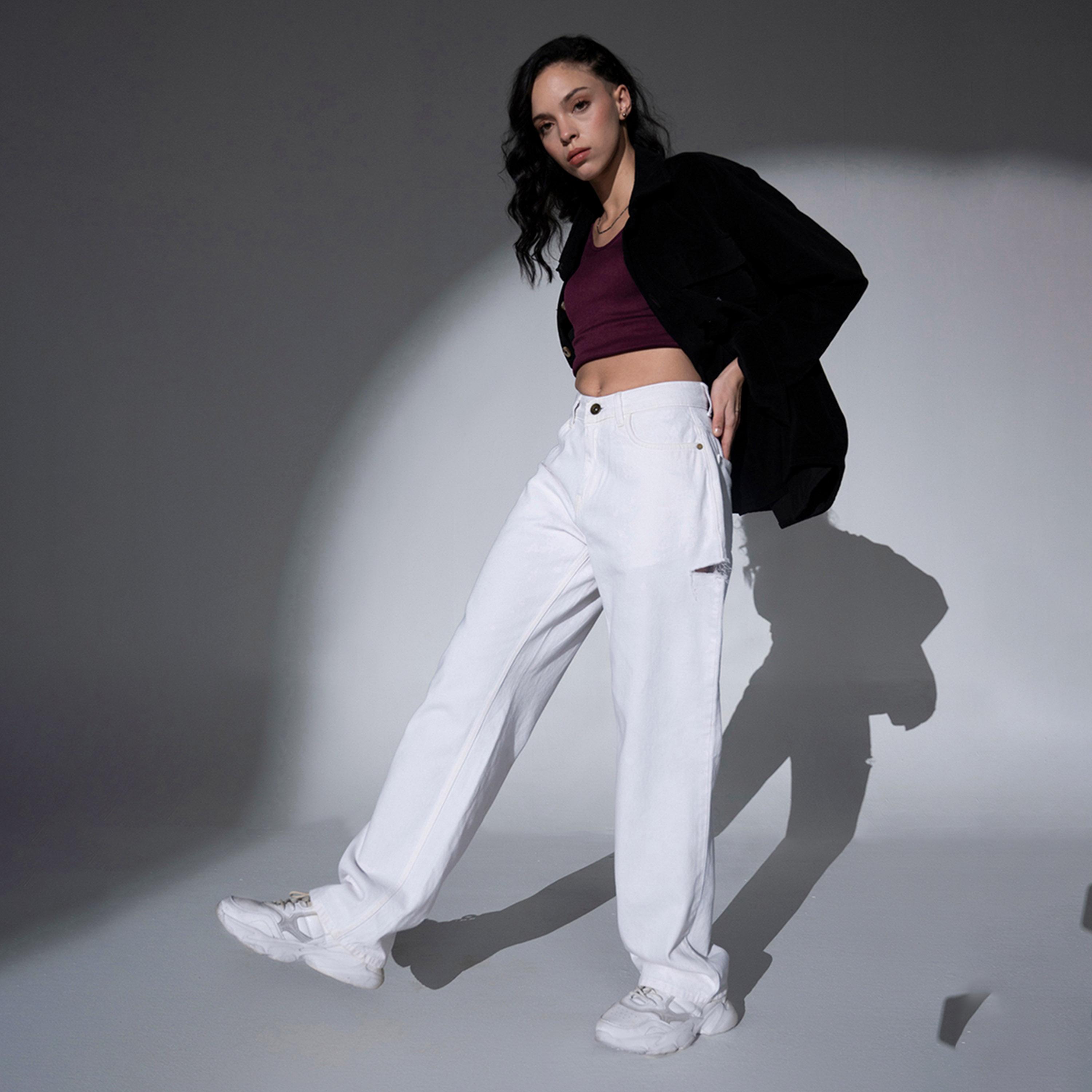 هابرهولم × ستايلي-  بنطال جينز نسائي أوف وايت-women-clothing-bottoms-jeans-image-5