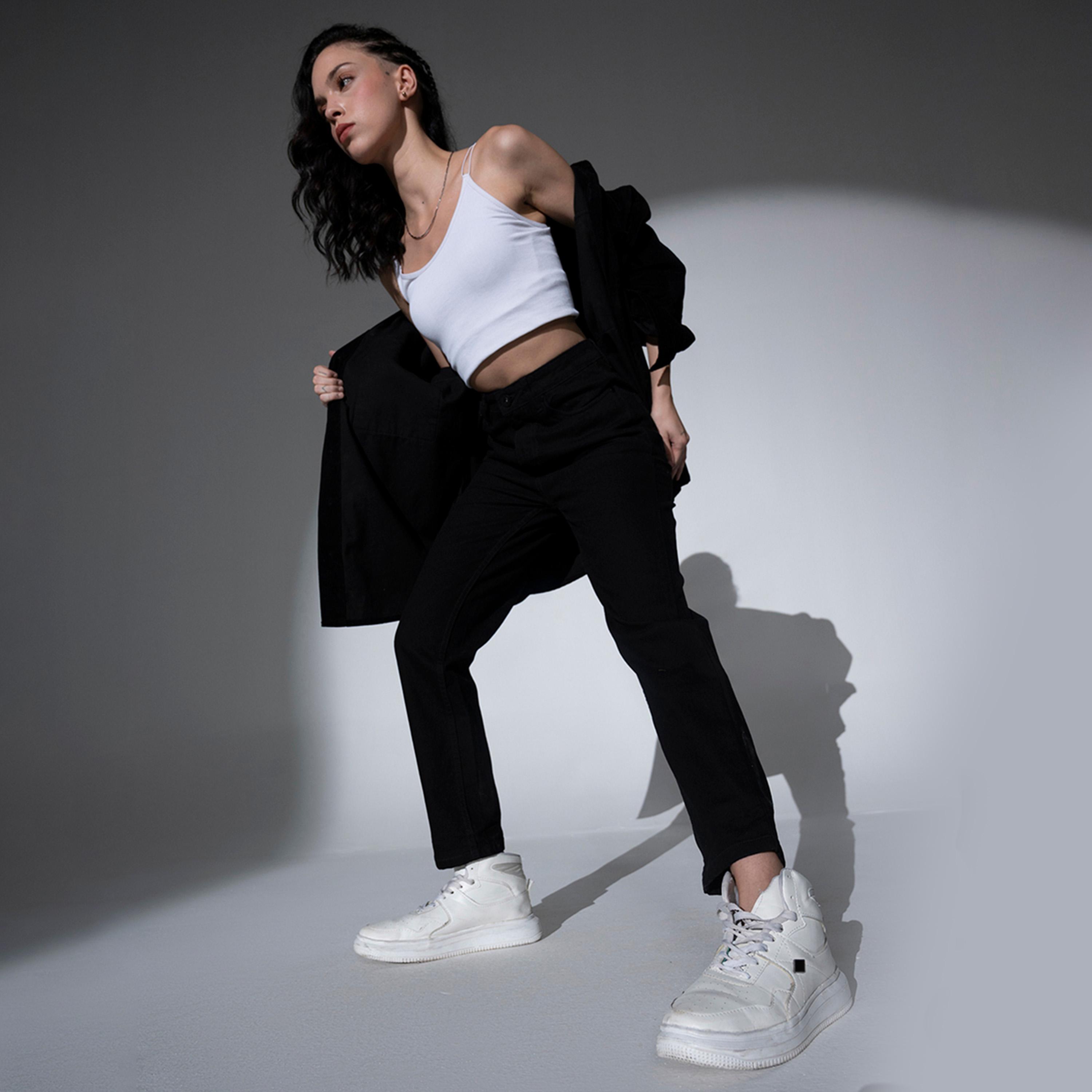 هابرهولم × ستايلي-  بنطال جينز للنساء أسود-women-clothing-bottoms-jeans-image-2