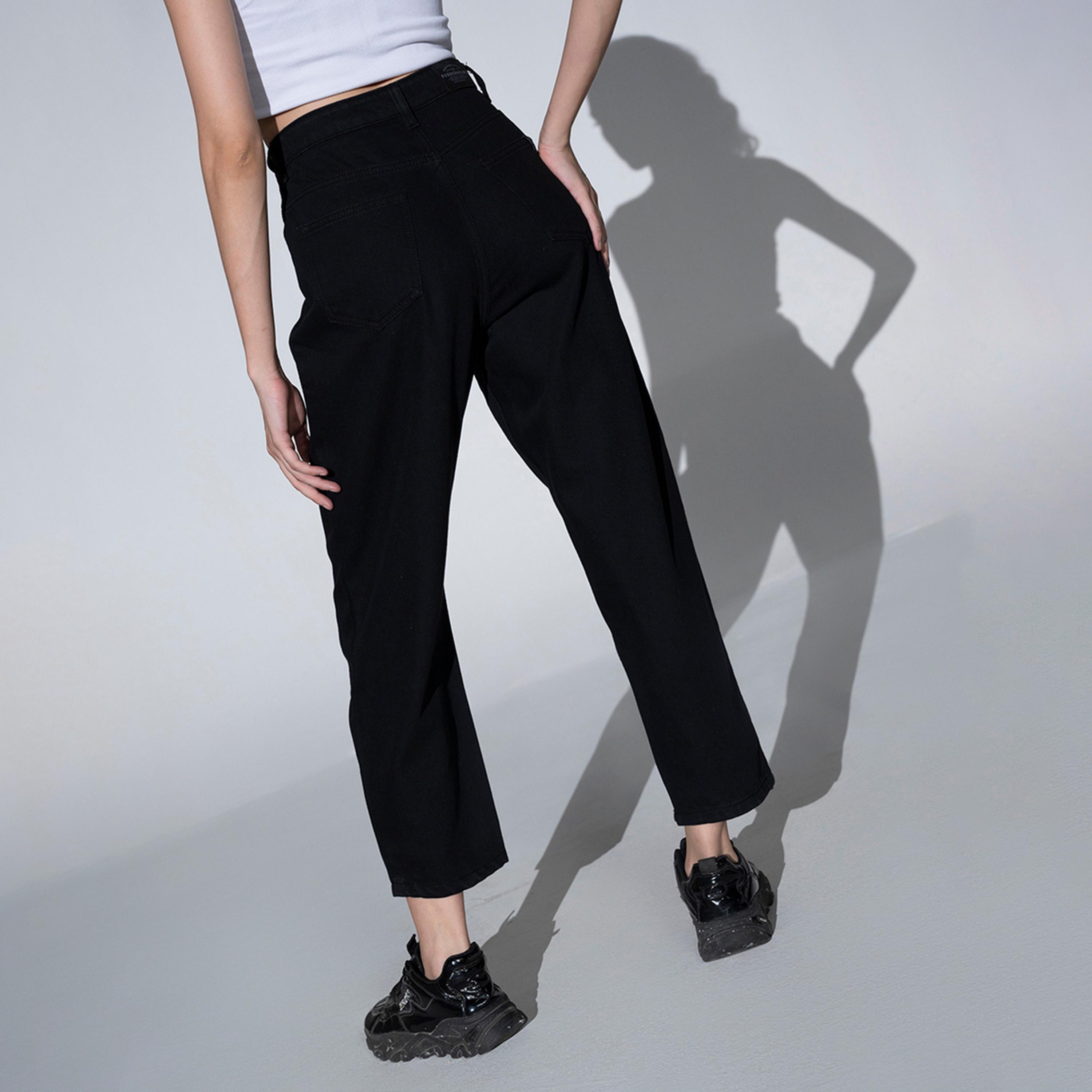 هابرهولم × ستايلي-  بنطال جينز للنساء أسود-women-clothing-bottoms-jeans-image-3