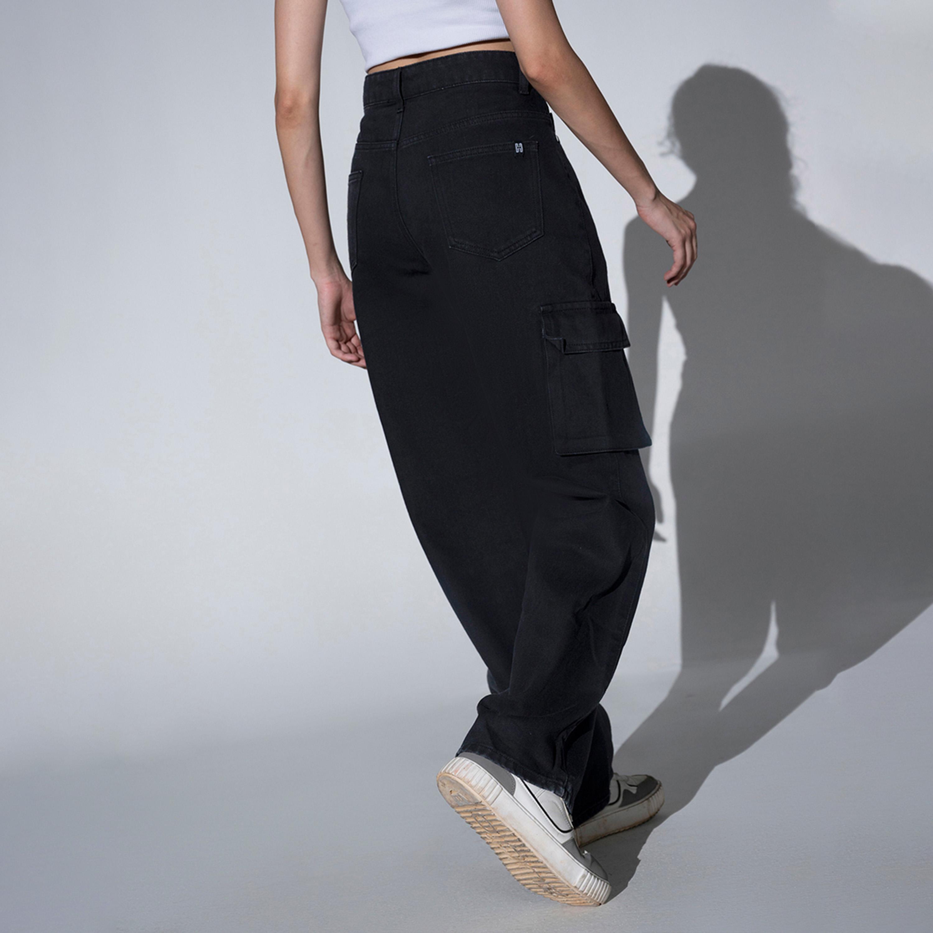 هابرهولم × ستايلي-  بنطال جينز للنساء أسود-women-clothing-bottoms-jeans-image-4