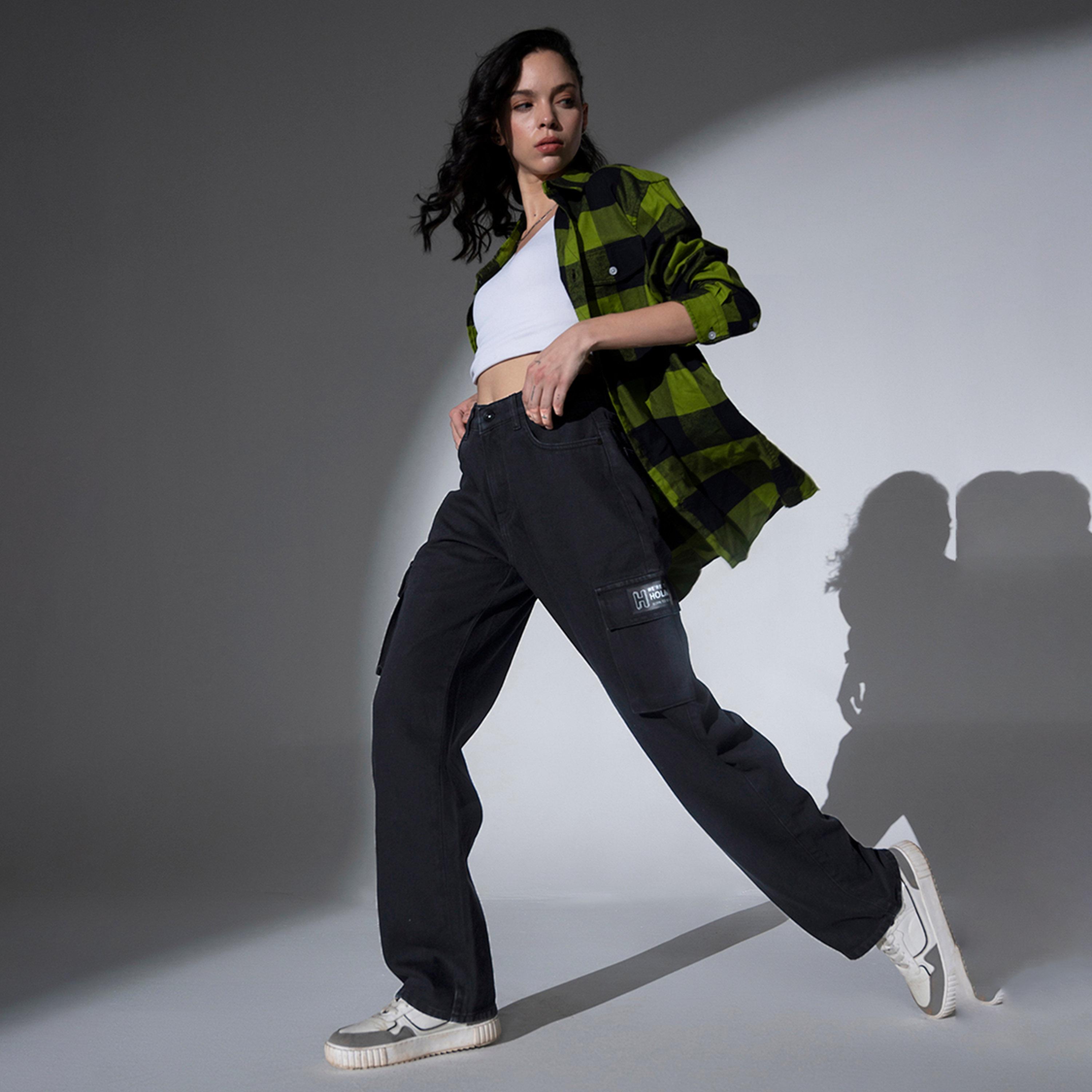 هابرهولم × ستايلي-  بنطال جينز للنساء أسود-women-clothing-bottoms-jeans-image-2