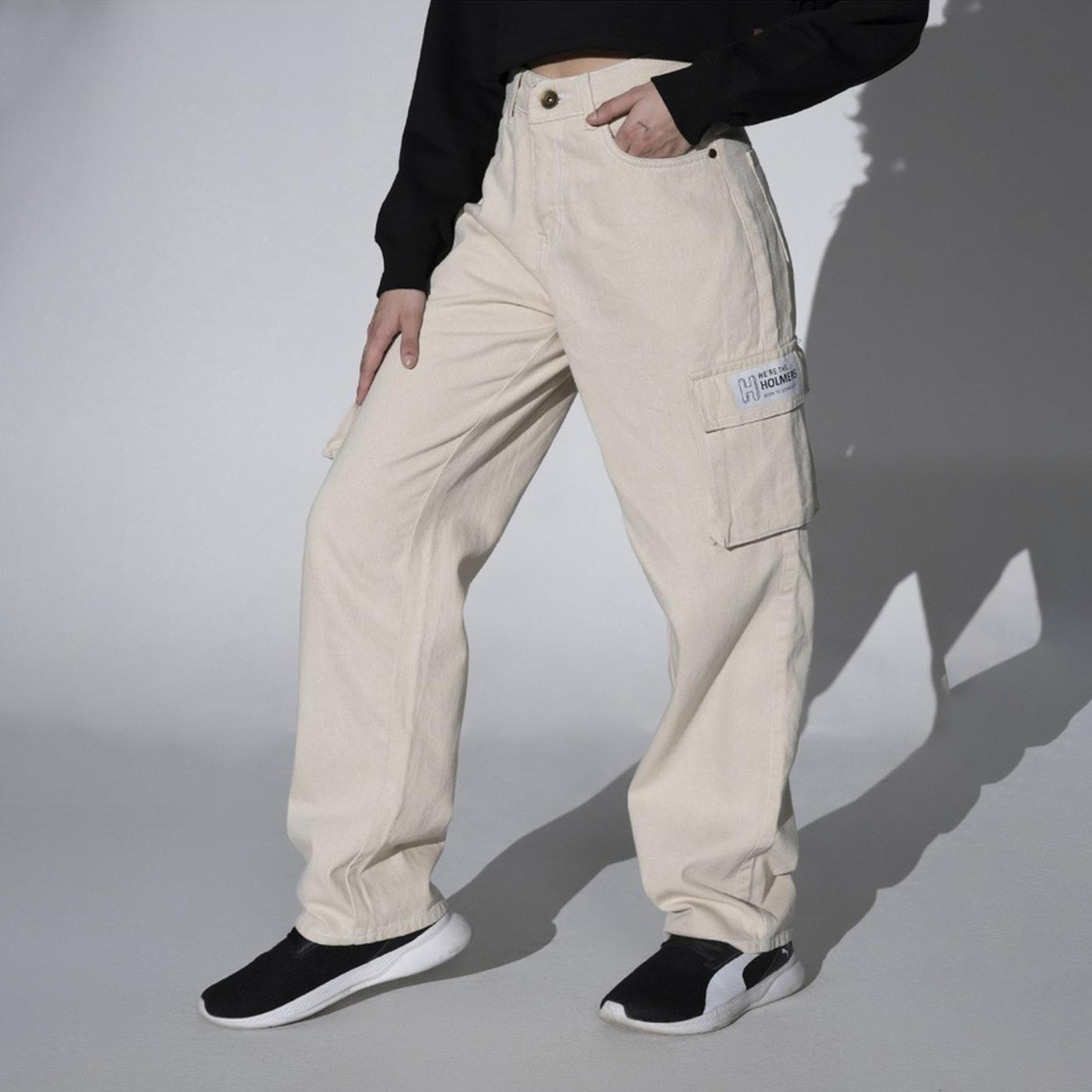 Hubberholme X Styli Women Offwhite Jeans-women-clothing-bottoms-jeans-image-4