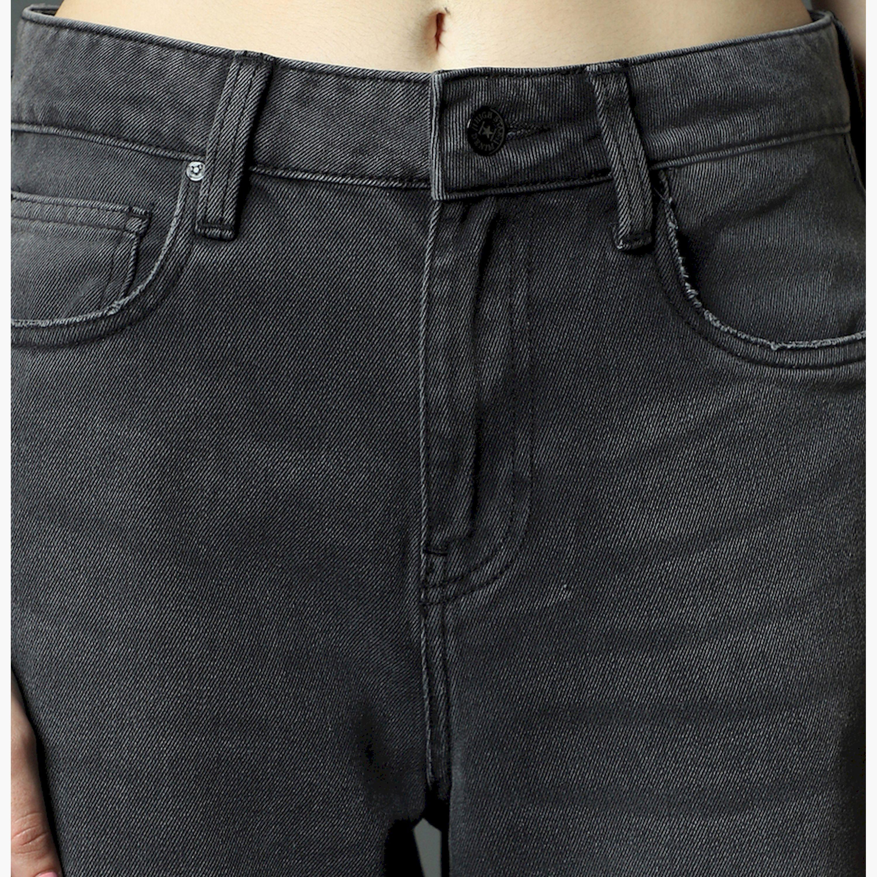هاي ستار × ستايلي-  بنطال جينز للنساء أسود-women-clothing-bottoms-jeans-image-3