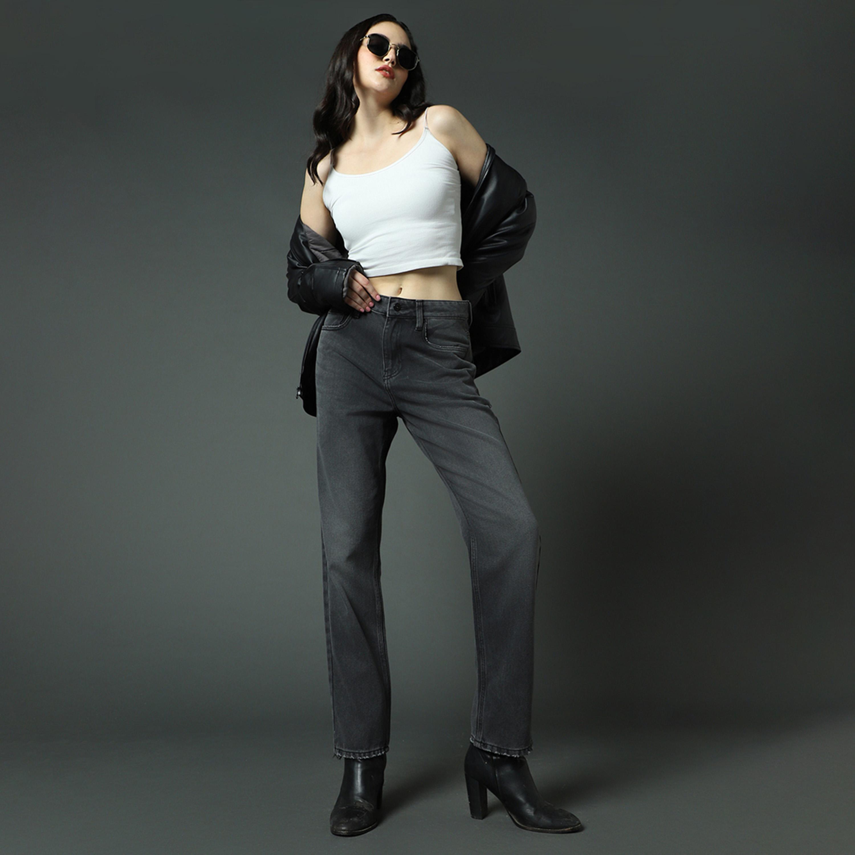 هاي ستار × ستايلي-  بنطال جينز للنساء أسود-women-clothing-bottoms-jeans-image-4