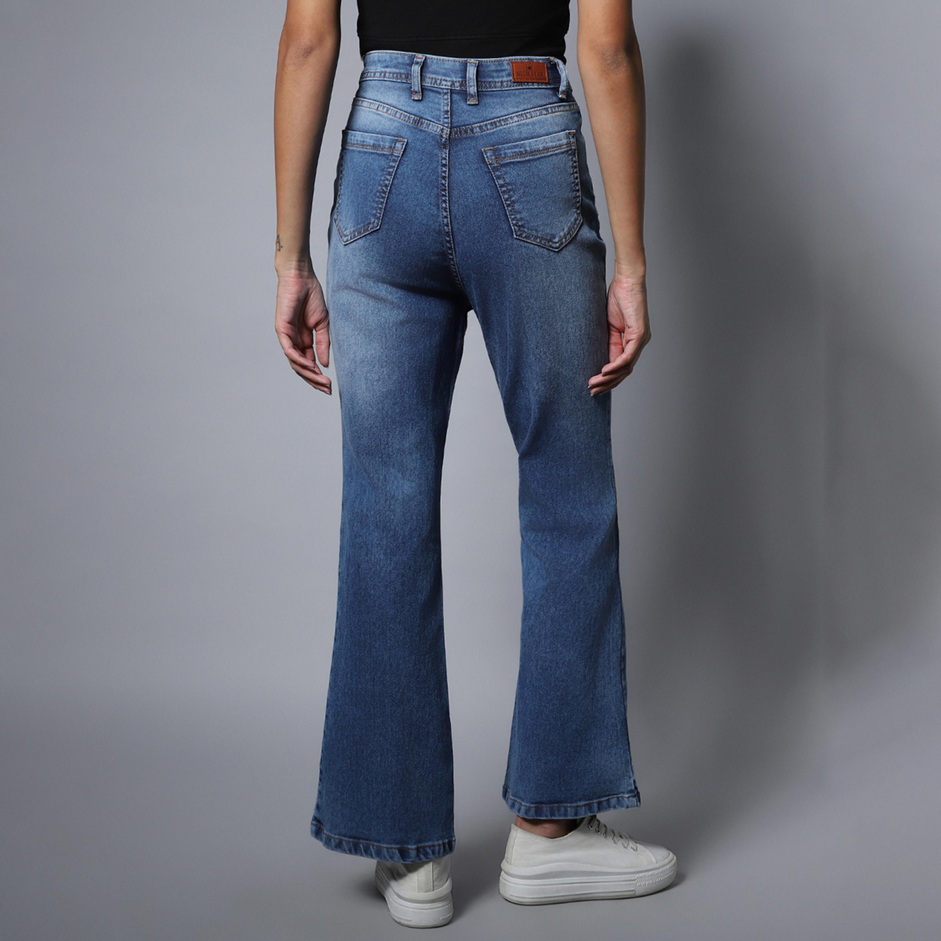 هاي ستار × ستايلي-  بنطال جينز للنساء أزرق-women-clothing-bottoms-jeans-image-3