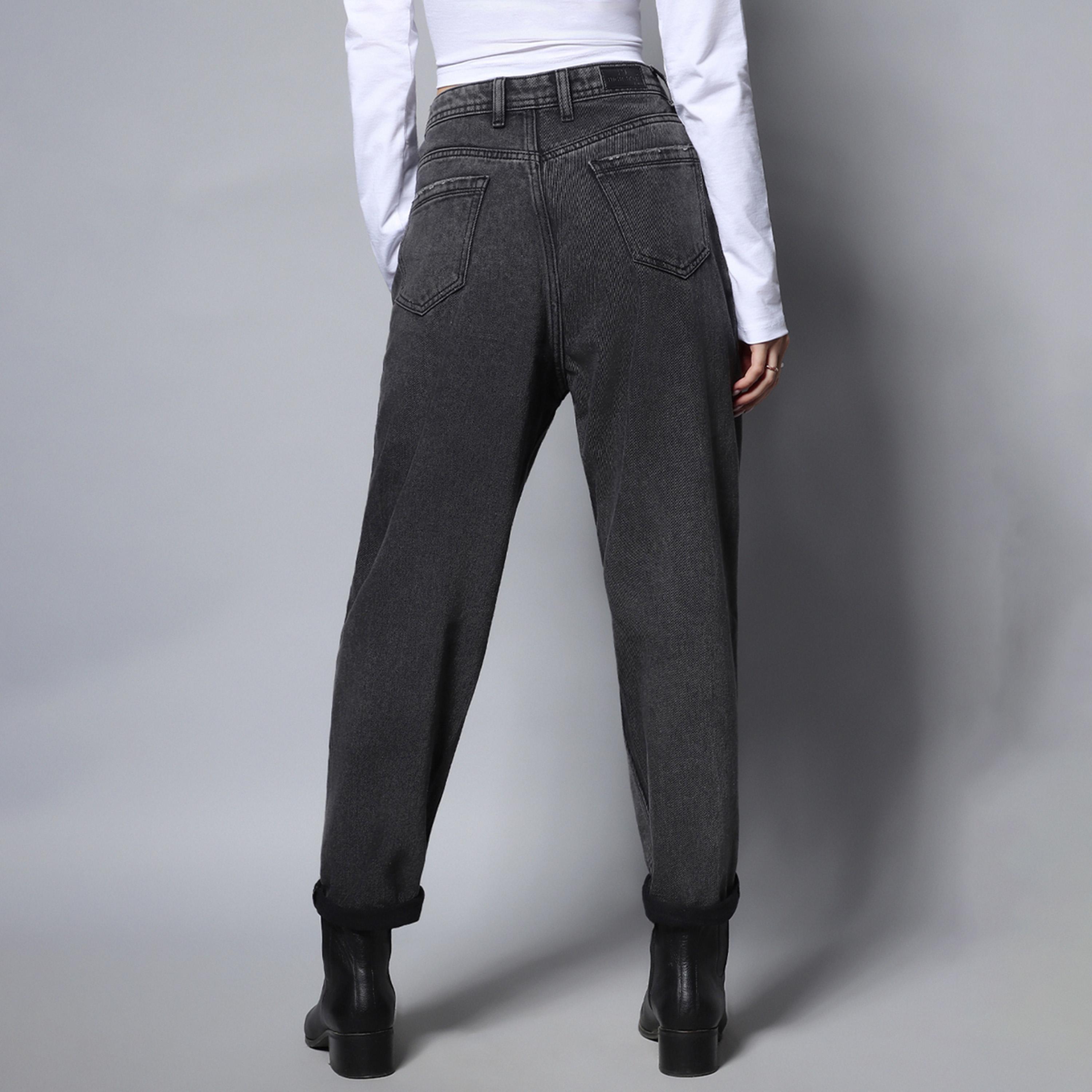 هاي ستار × ستايلي-  بنطال جينز للنساء أسود-women-clothing-bottoms-jeans-image-3