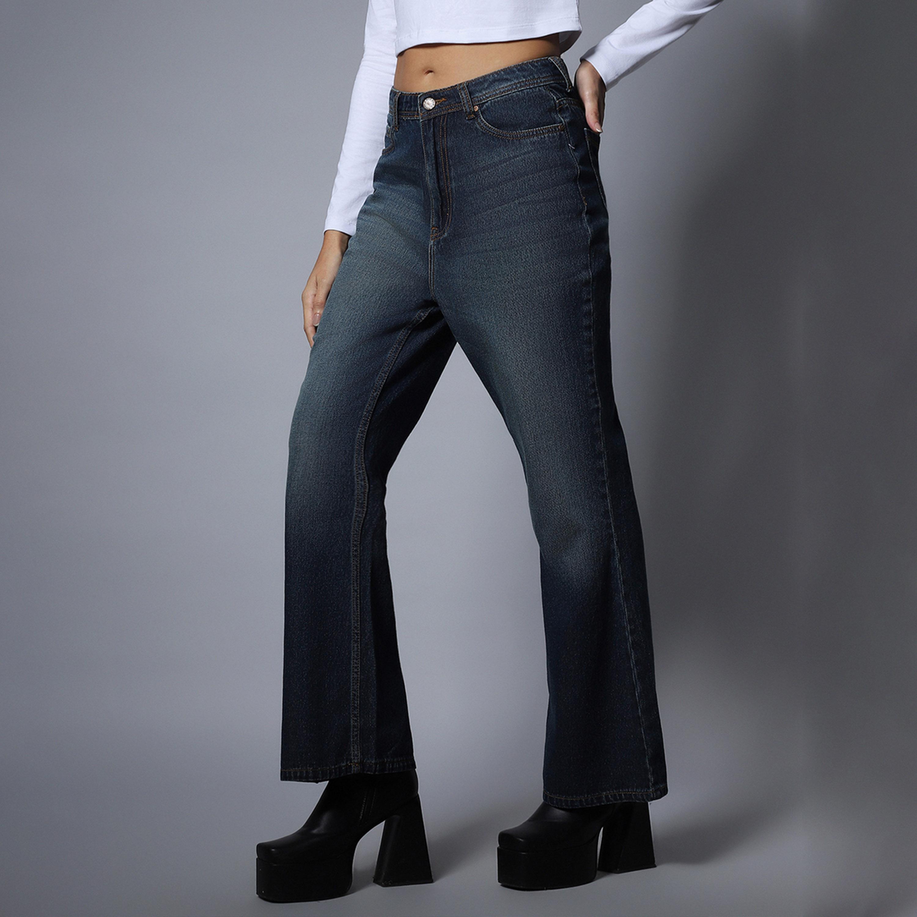 هاي ستار × ستايلي-  بنطال جينز للنساء أزرق-women-clothing-bottoms-jeans-image-2