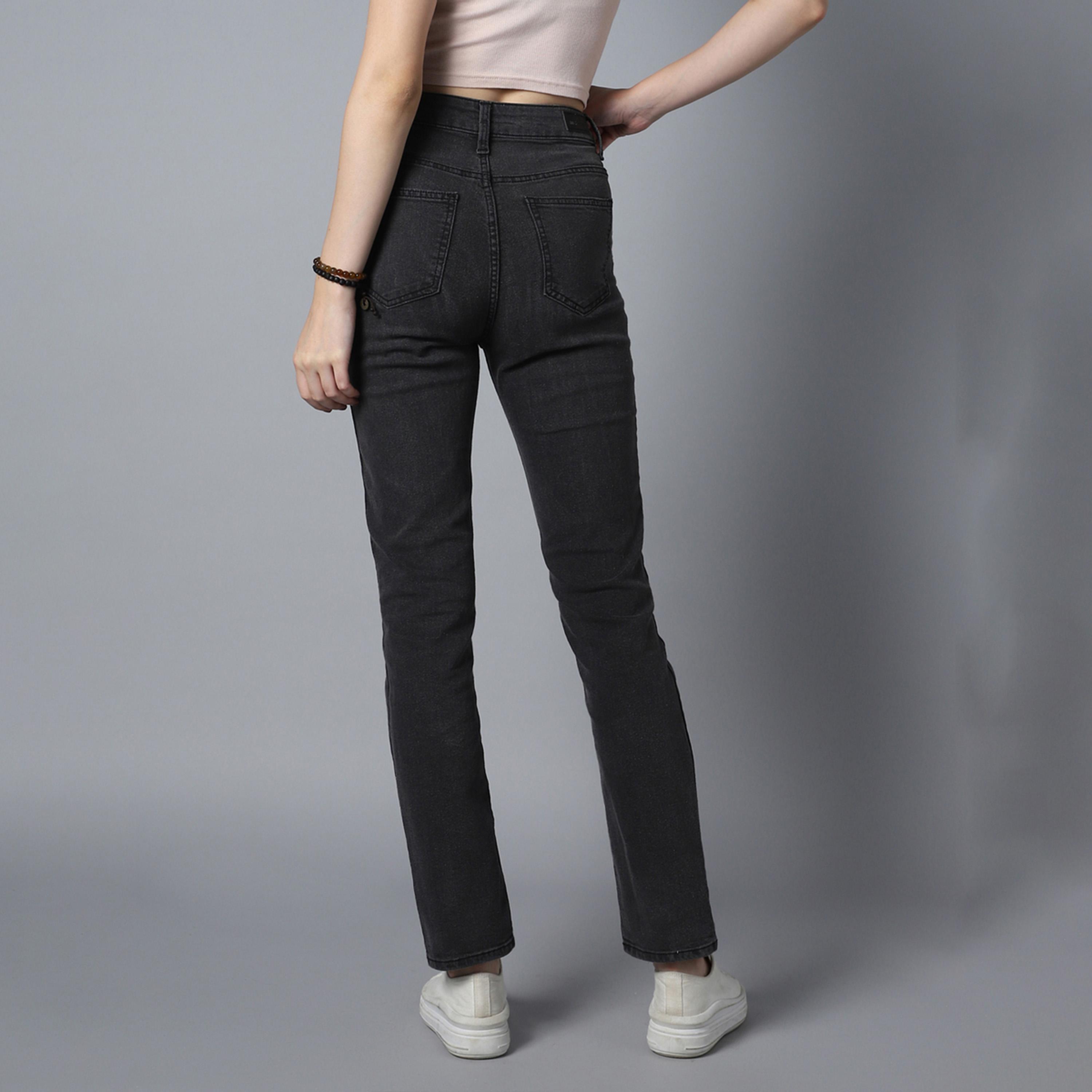 هاي ستار × ستايلي-  بنطال جينز للنساء أسود-women-clothing-bottoms-jeans-image-3
