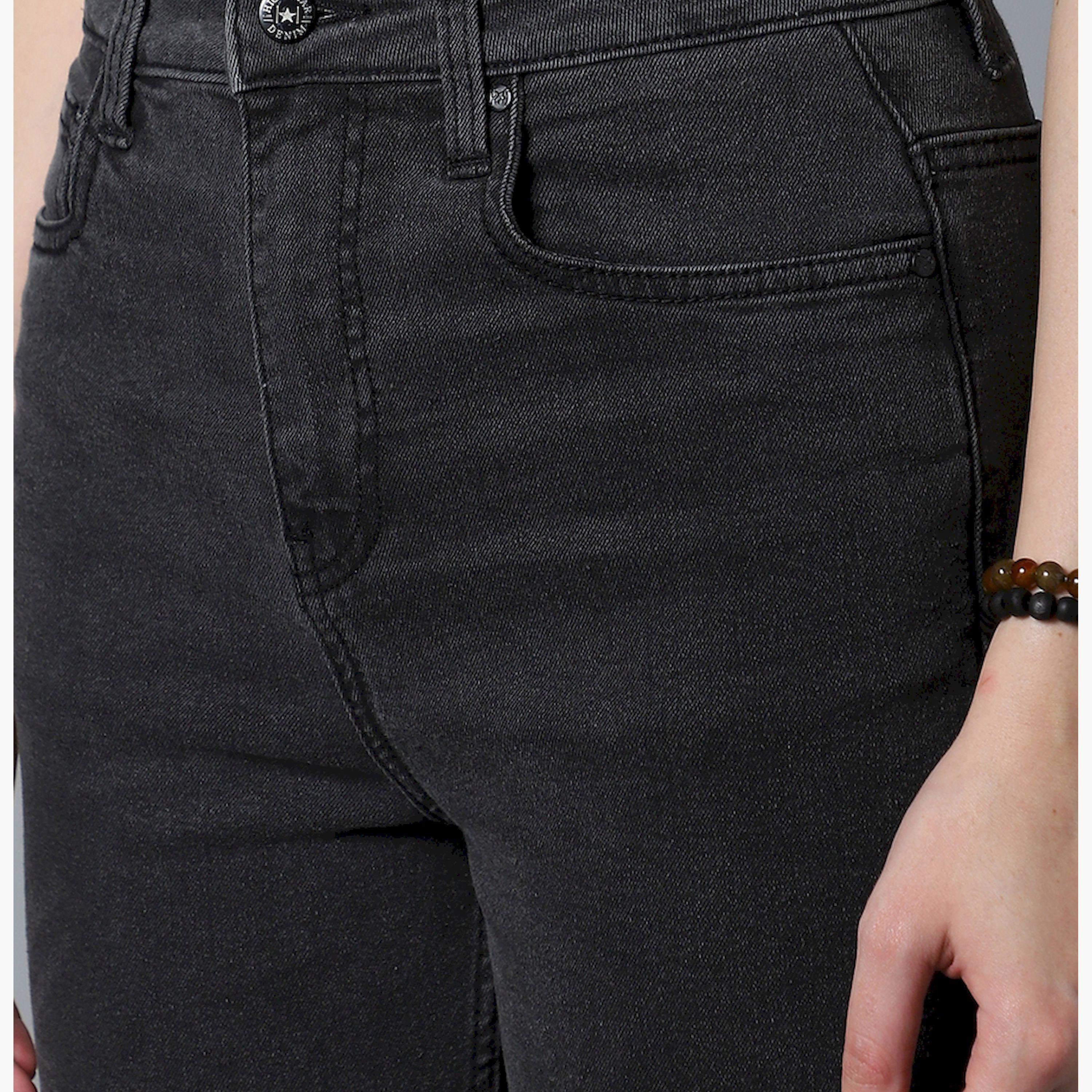 هاي ستار × ستايلي-  بنطال جينز للنساء أسود-women-clothing-bottoms-jeans-image-4