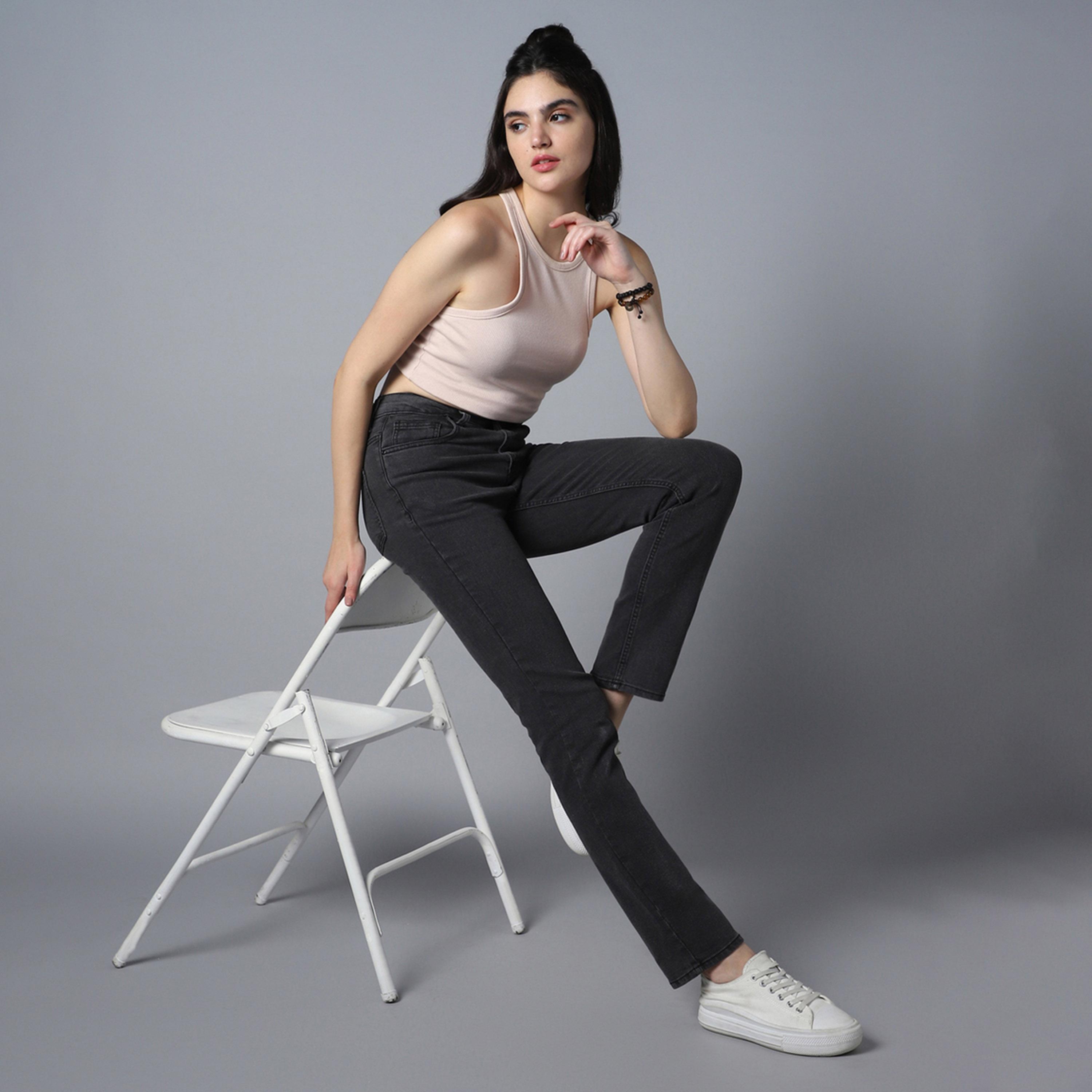 هاي ستار × ستايلي-  بنطال جينز للنساء أسود-women-clothing-bottoms-jeans-image-5