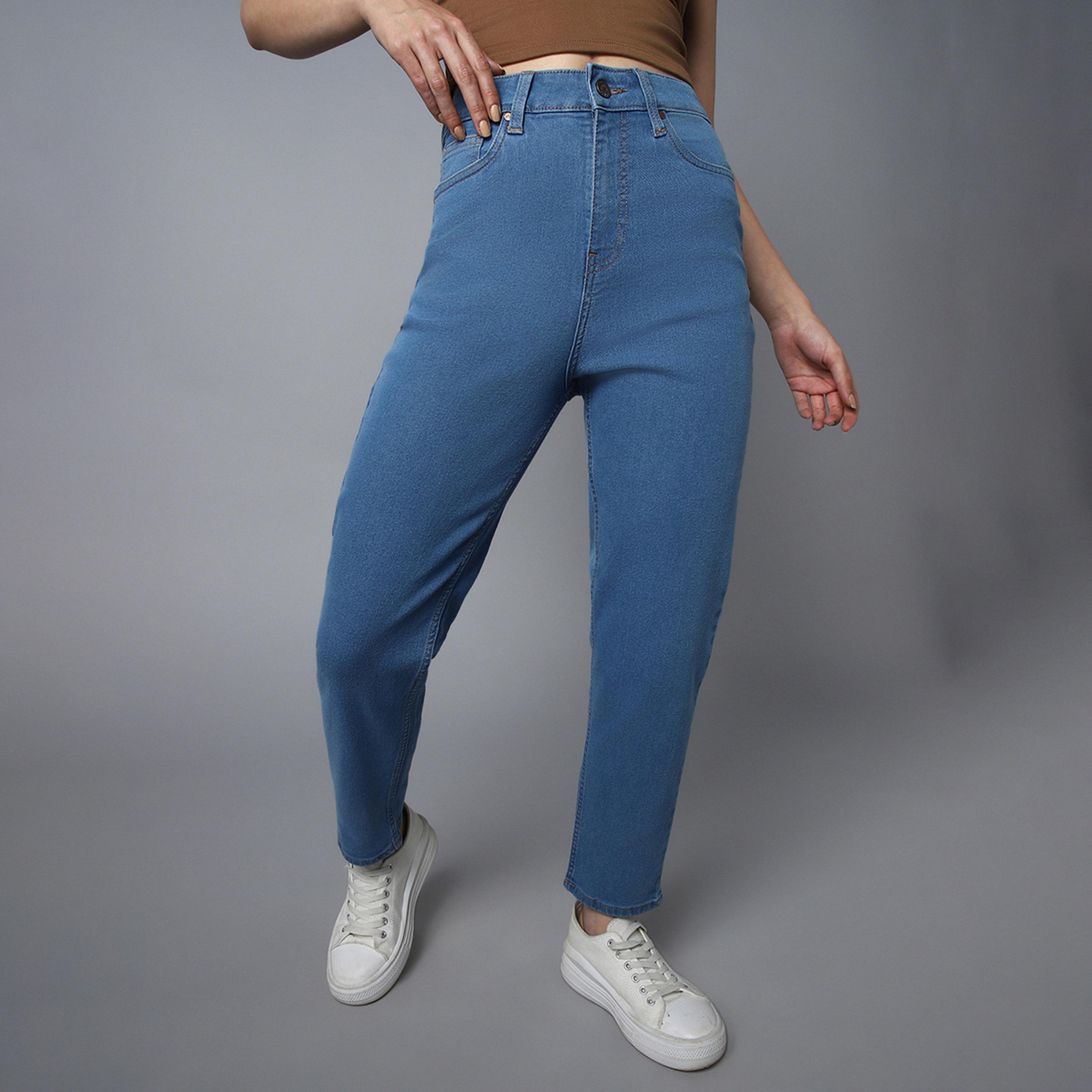 هاي ستار × ستايلي-  بنطال جينز للنساء أزرق-women-clothing-bottoms-jeans-image-6
