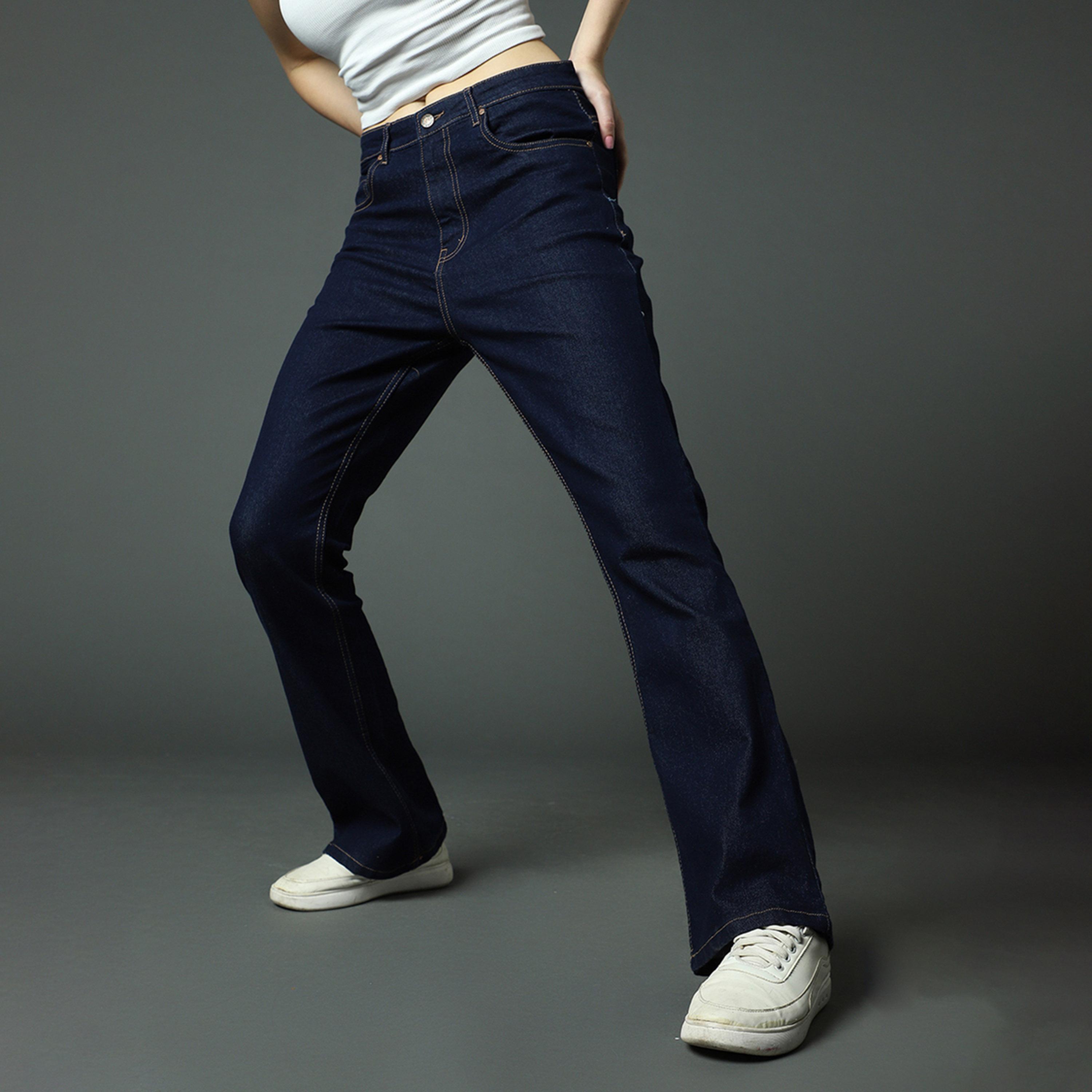 هاي ستار × ستايلي-  بنطال جينز للنساء أزرق-women-clothing-bottoms-jeans-image-2