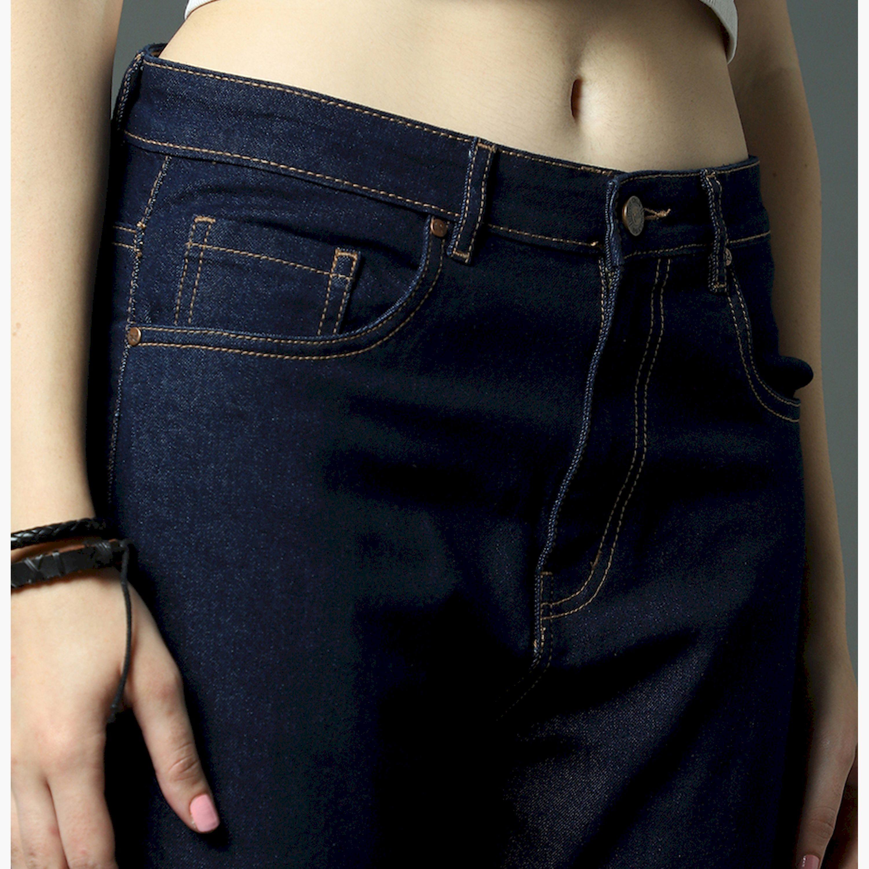 هاي ستار × ستايلي-  بنطال جينز للنساء أزرق-women-clothing-bottoms-jeans-image-3