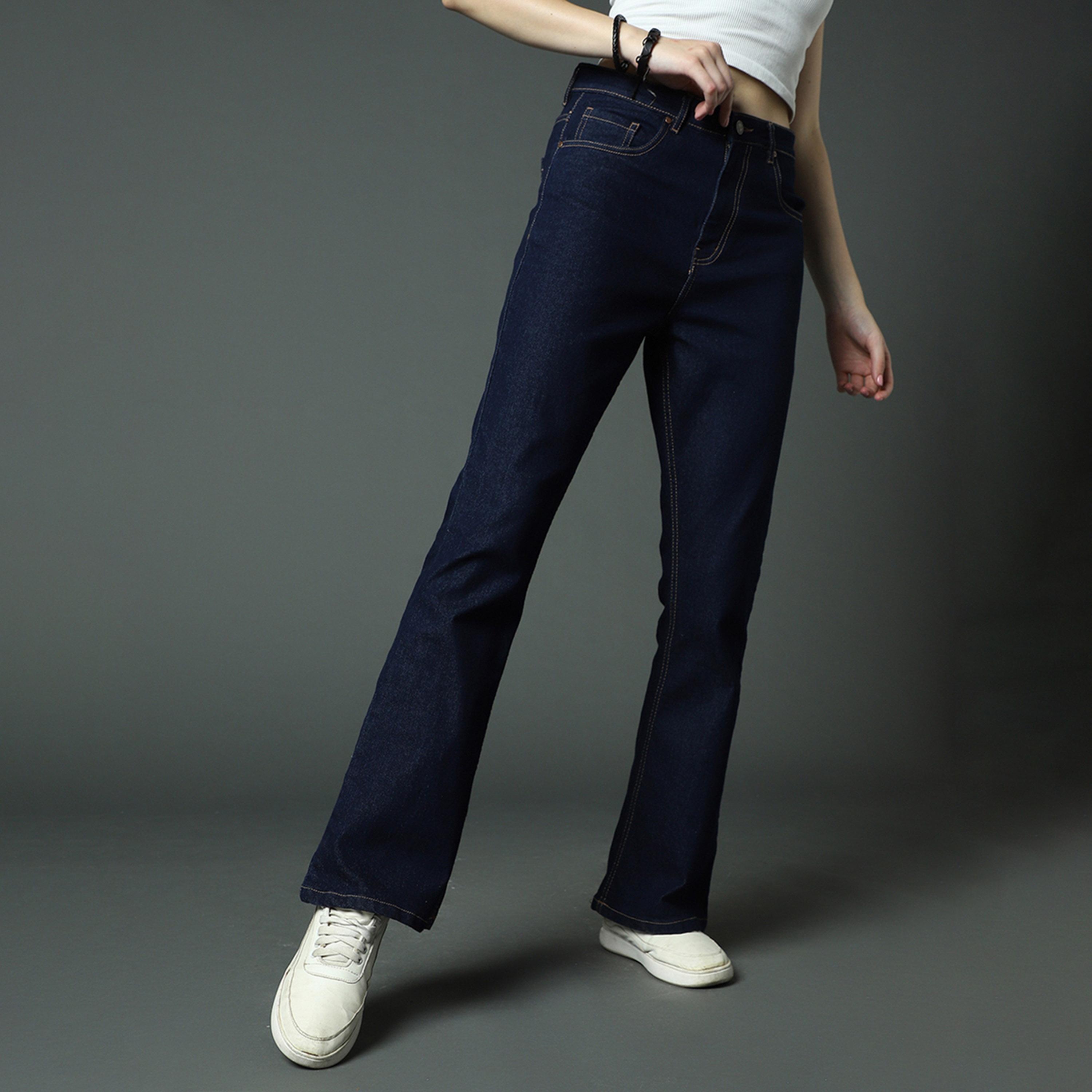 هاي ستار × ستايلي-  بنطال جينز للنساء أزرق-women-clothing-bottoms-jeans-image-5