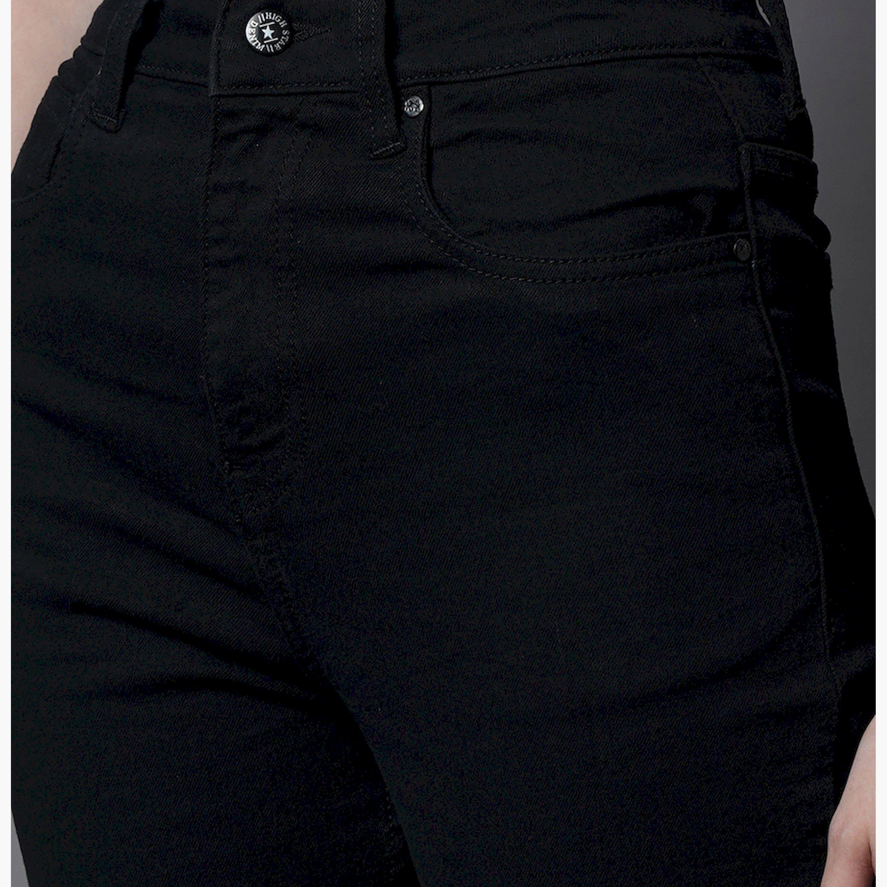 هاي ستار × ستايلي-  بنطال جينز للنساء أسود-women-clothing-bottoms-jeans-image-4