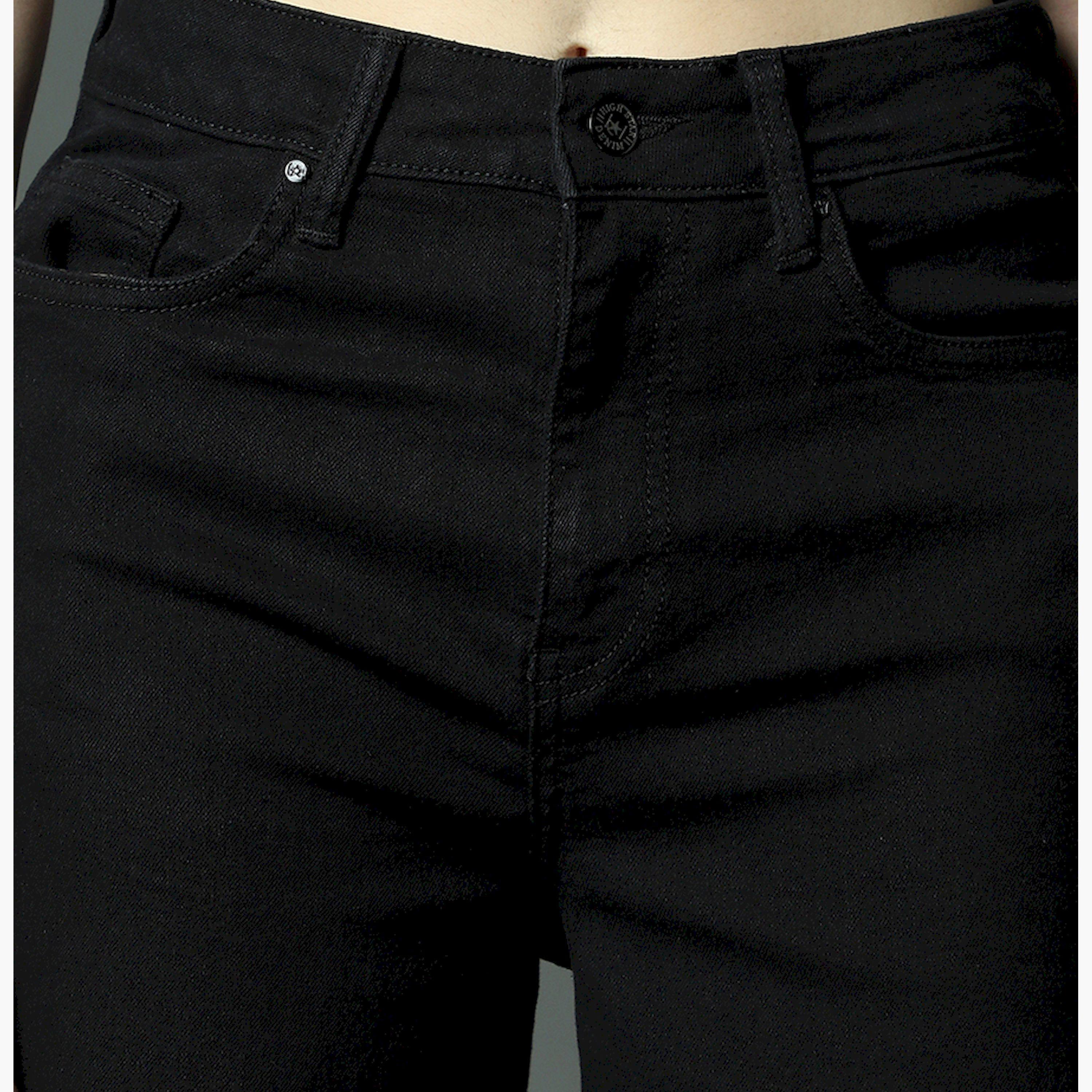 هاي ستار × ستايلي-  بنطال جينز للنساء أسود-women-clothing-bottoms-jeans-image-3
