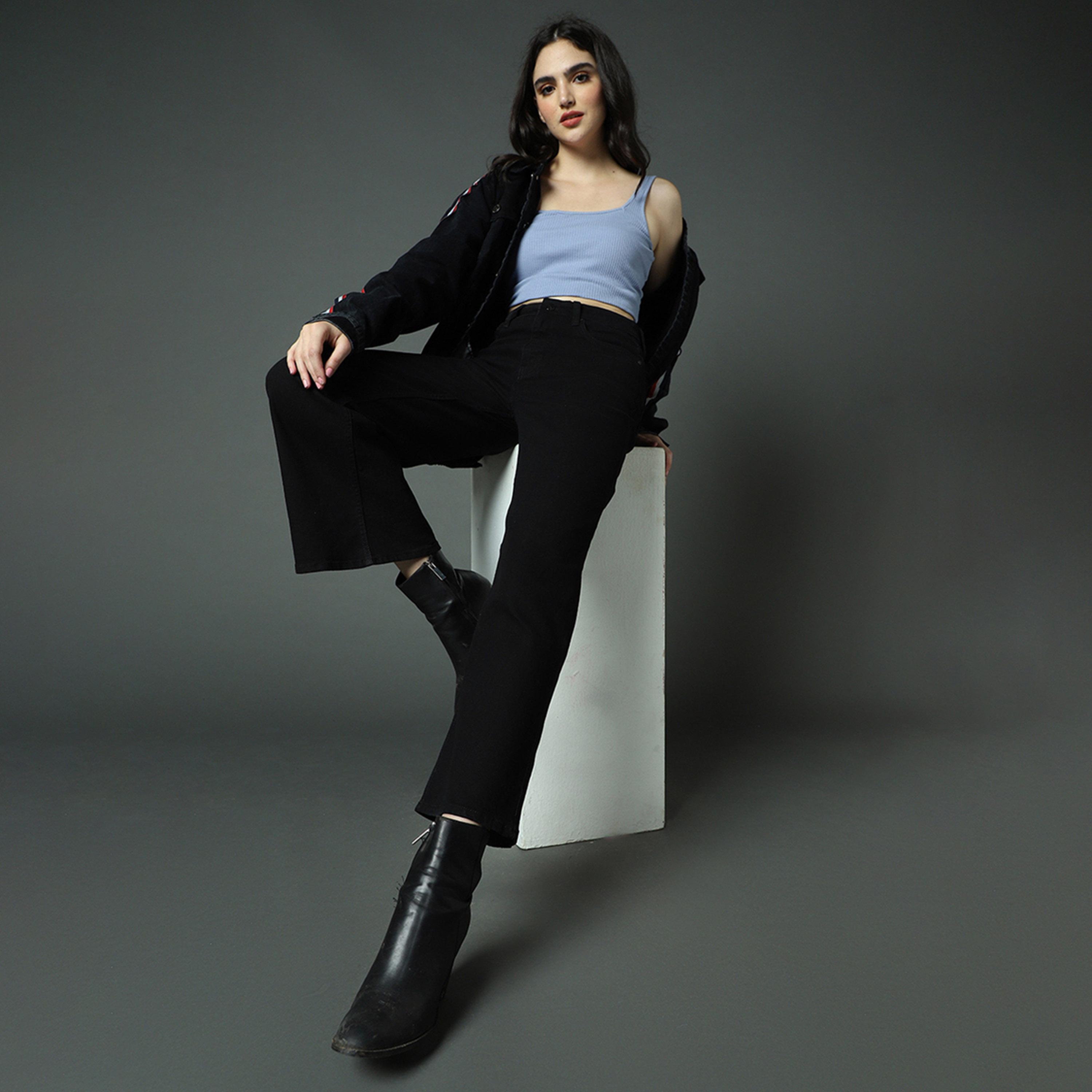 هاي ستار × ستايلي-  بنطال جينز للنساء أسود-women-clothing-bottoms-jeans-image-5