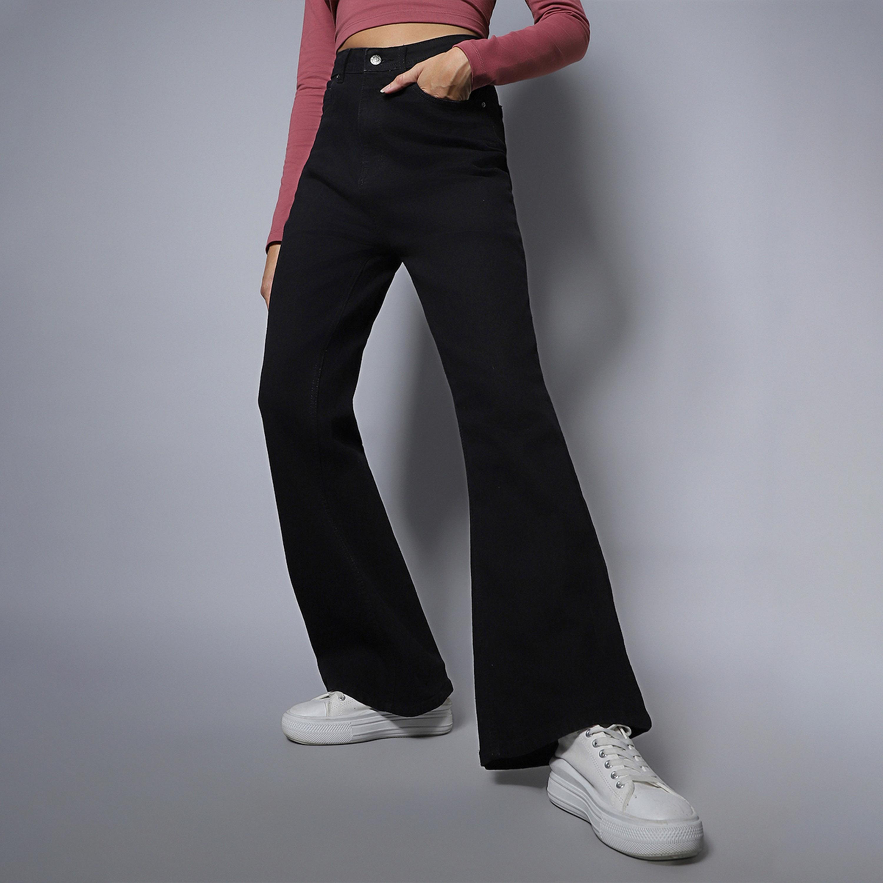 هاي ستار × ستايلي-  بنطال جينز للنساء أسود-women-clothing-bottoms-jeans-image-6