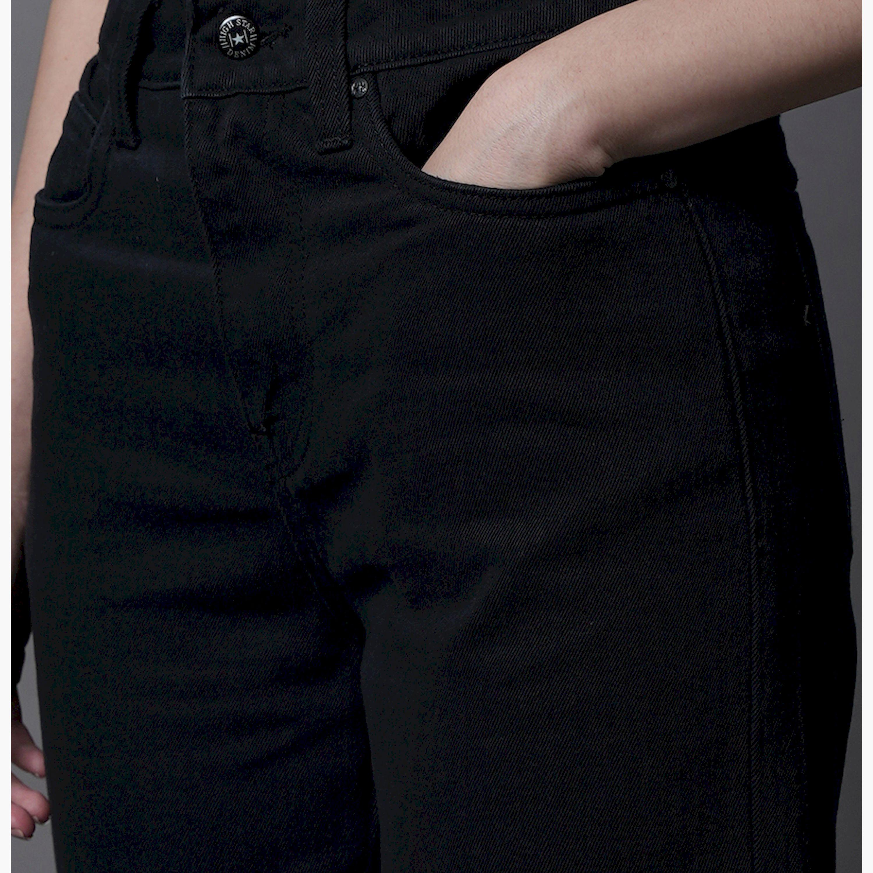 هاي ستار × ستايلي-  بنطال جينز للنساء أسود-women-clothing-bottoms-jeans-image-5