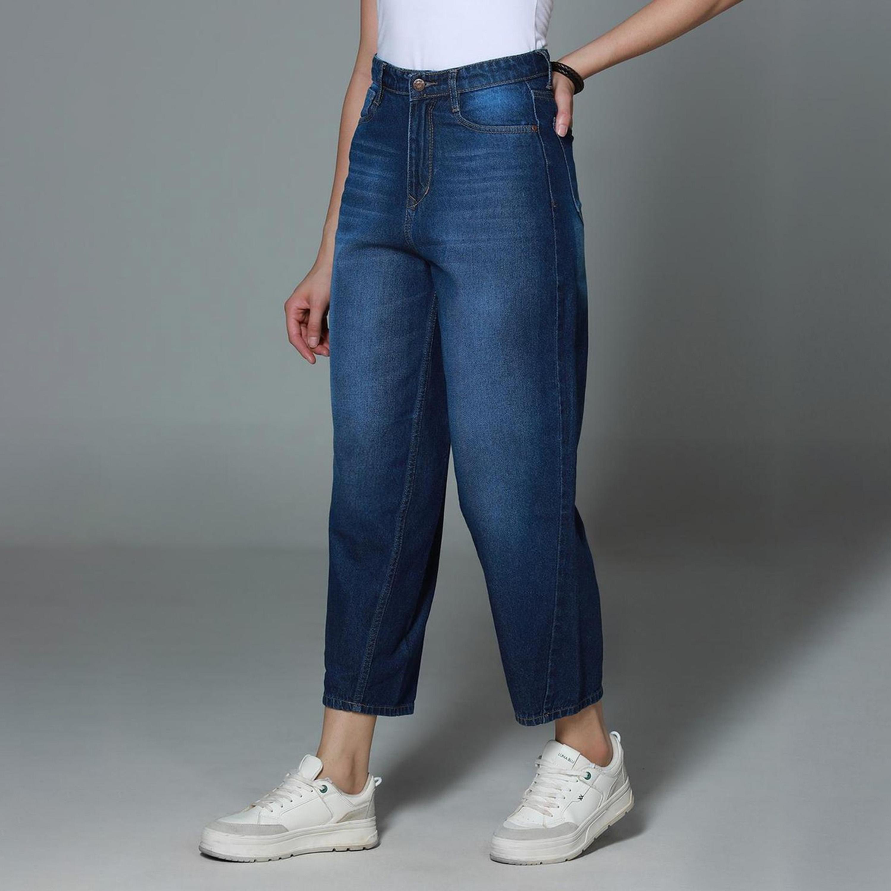 هاي ستار × ستايلي-  بنطال جينز نسائي نيلي 3-women-clothing-bottoms-jeans-image-3