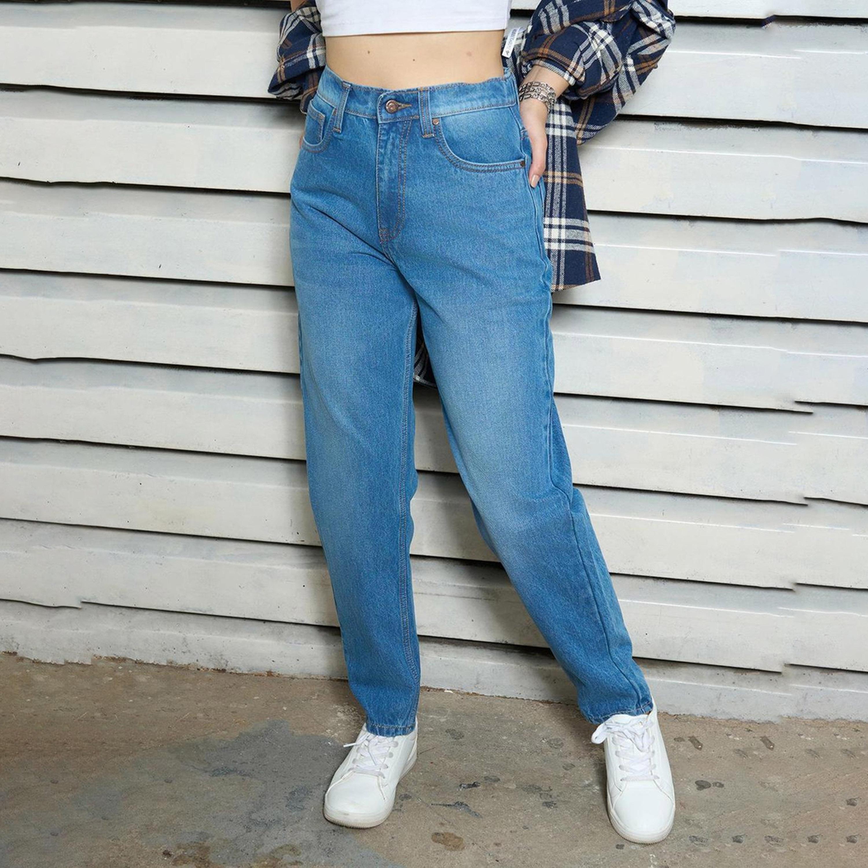 هاي ستار × ستايلي-  بنطال جينز نسائي نيلي-women-clothing-bottoms-jeans-image-5