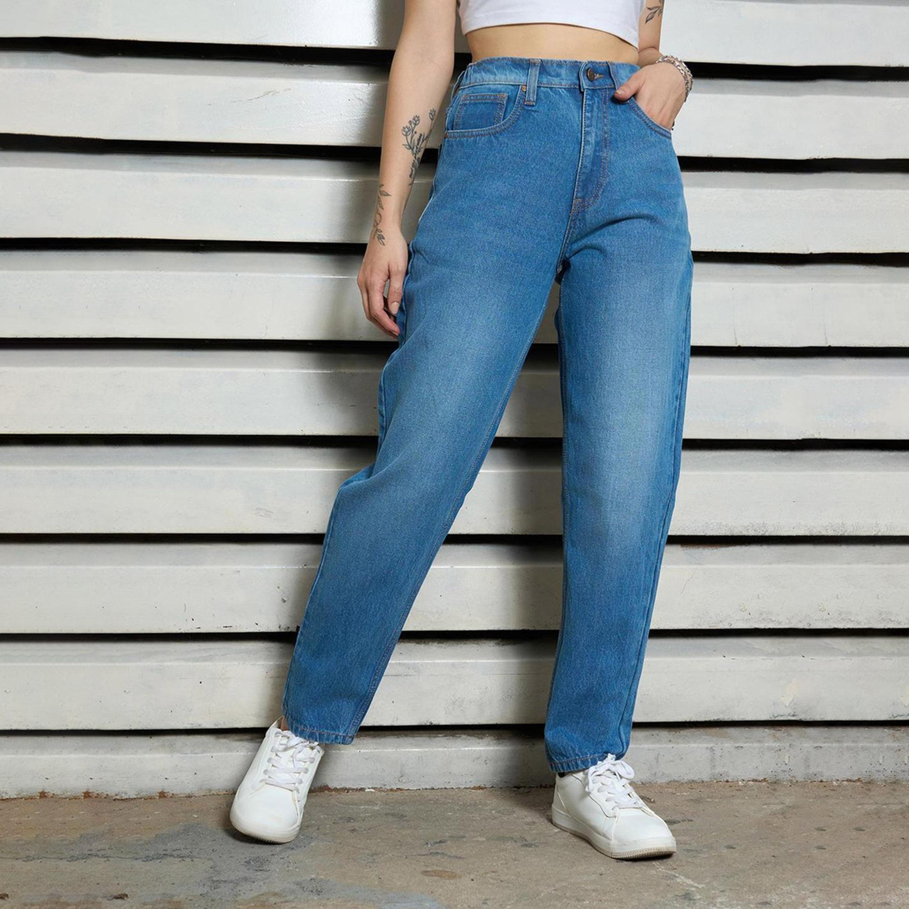 هاي ستار × ستايلي-  بنطال جينز نسائي نيلي-women-clothing-bottoms-jeans-image-6