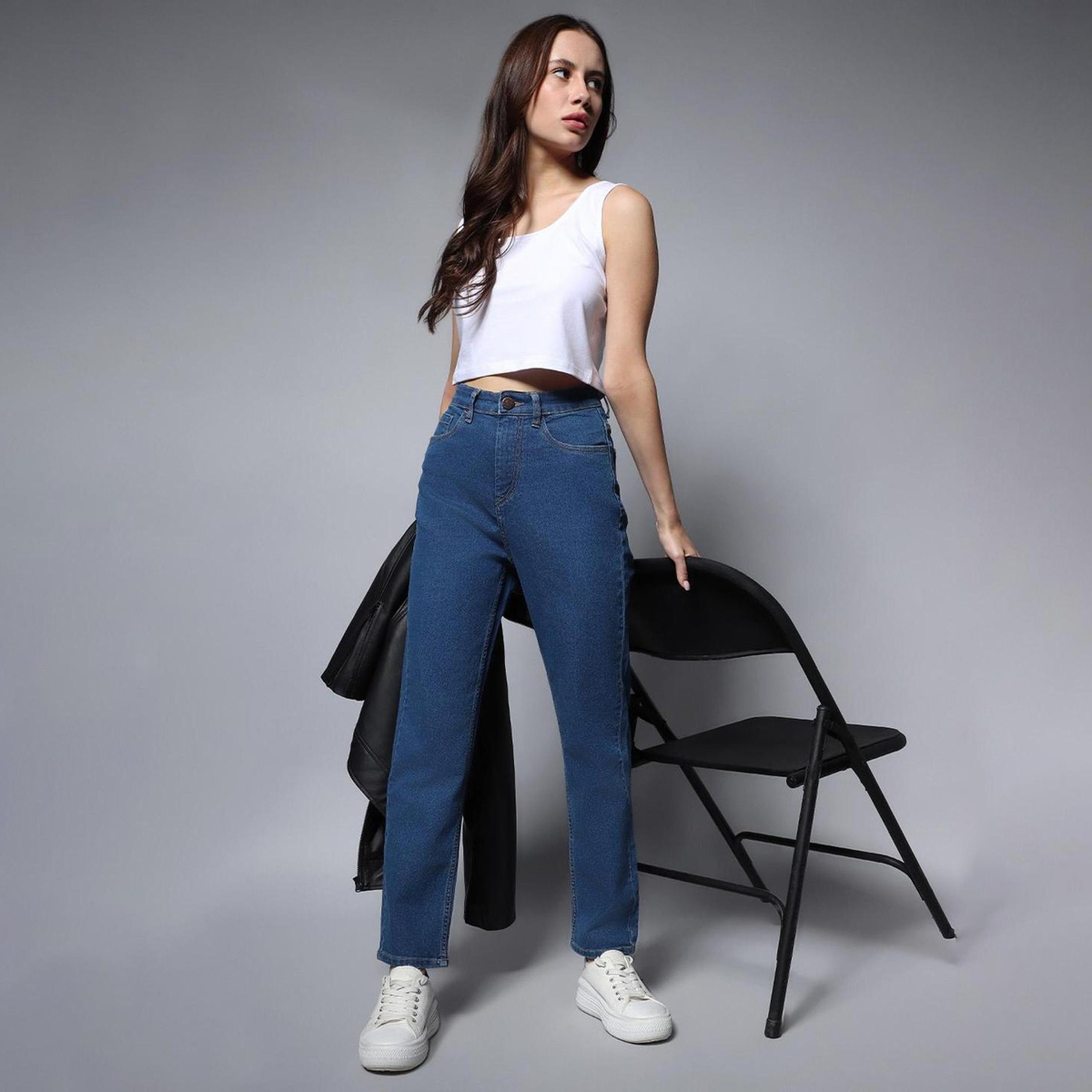 High Star X Styli Women Indigo Indigo Jeans-women-clothing-bottoms-jeans-image-1