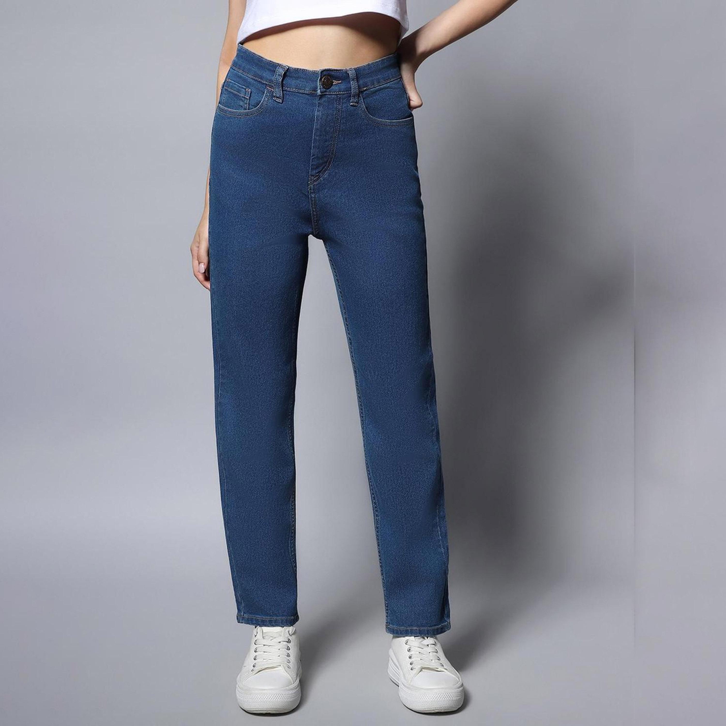 High Star X Styli Women Indigo Indigo Jeans-women-clothing-bottoms-jeans-image-2