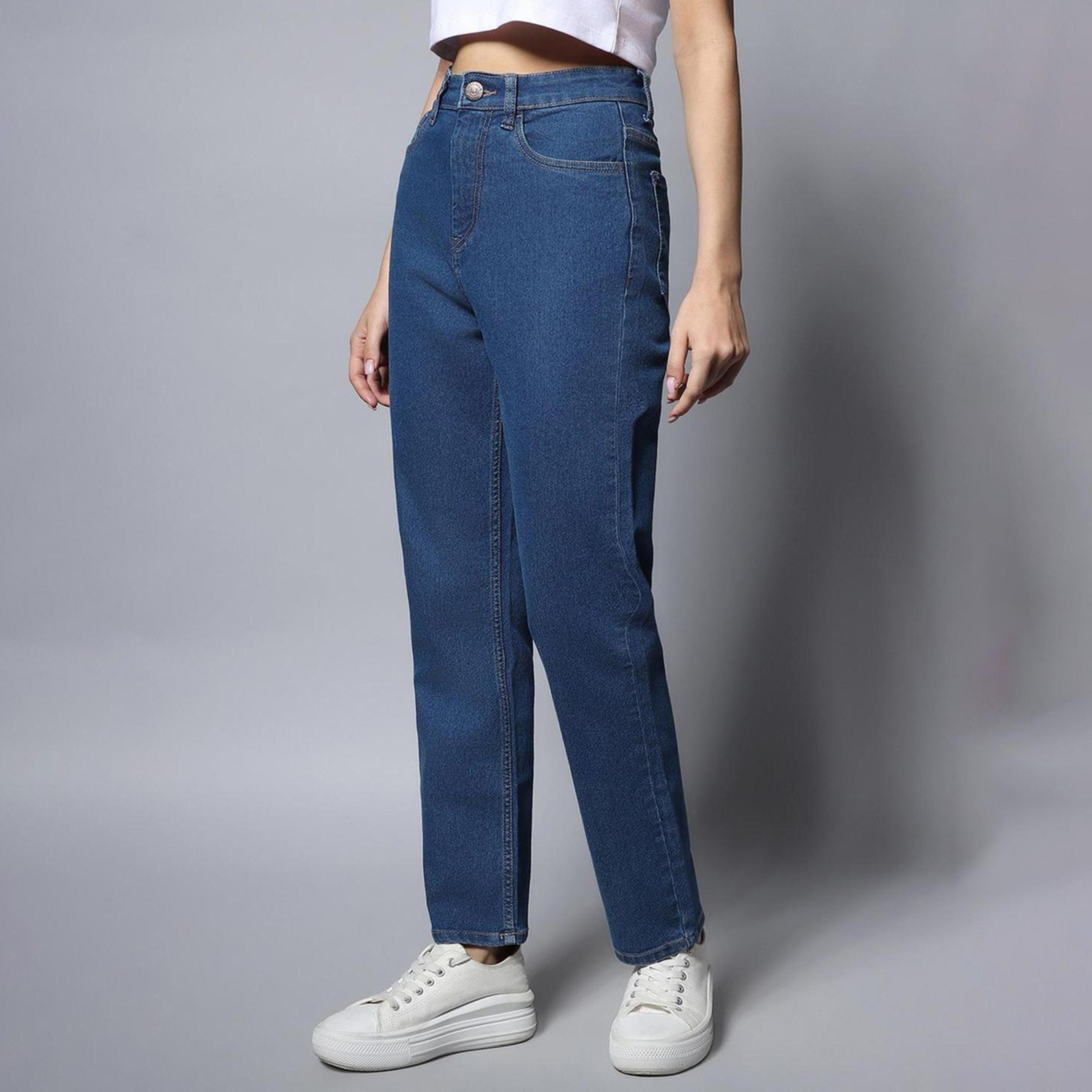 هاي ستار × ستايلي-  بنطال جينز نسائي نيلي-women-clothing-bottoms-jeans-image-3