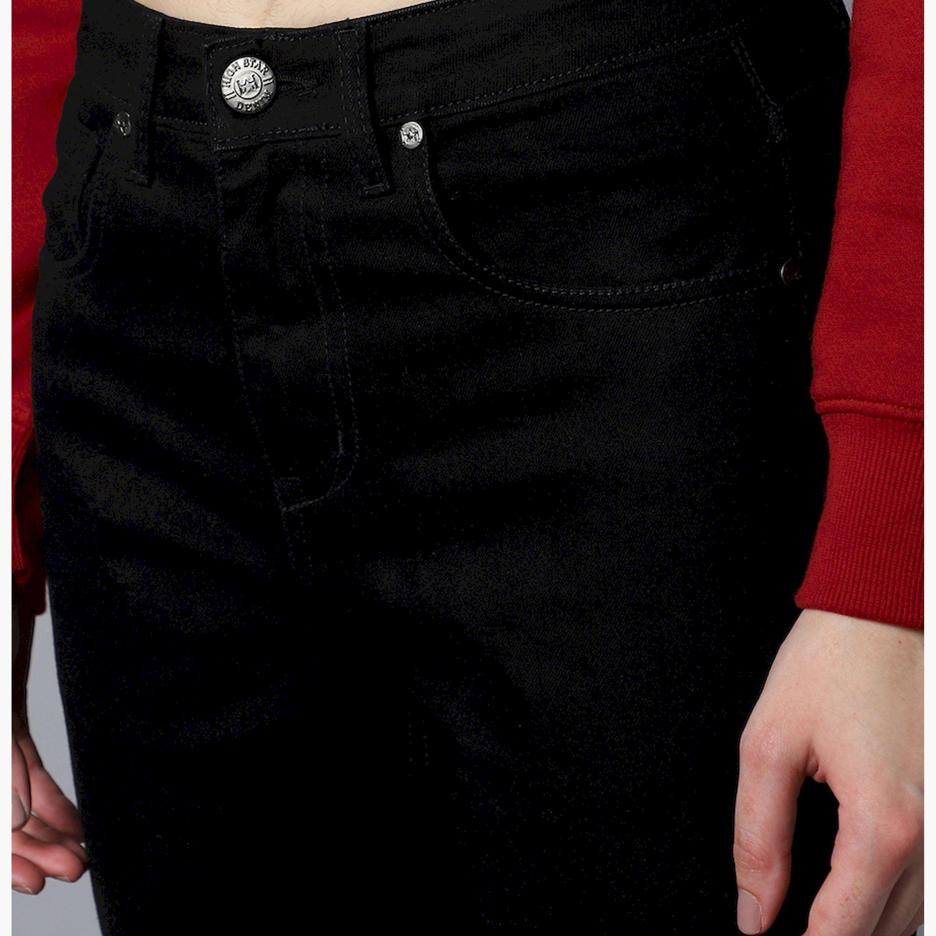 هاي ستار × ستايلي-  بنطال جينز للنساء أسود-women-clothing-bottoms-jeans-image-3