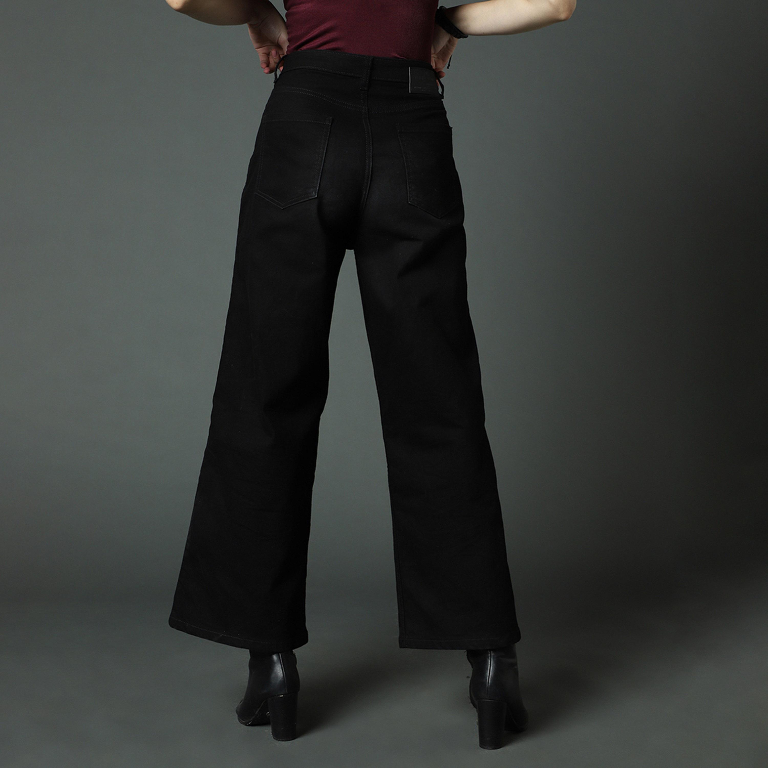 هاي ستار × ستايلي-  بنطال جينز للنساء أسود-women-clothing-bottoms-jeans-image-2