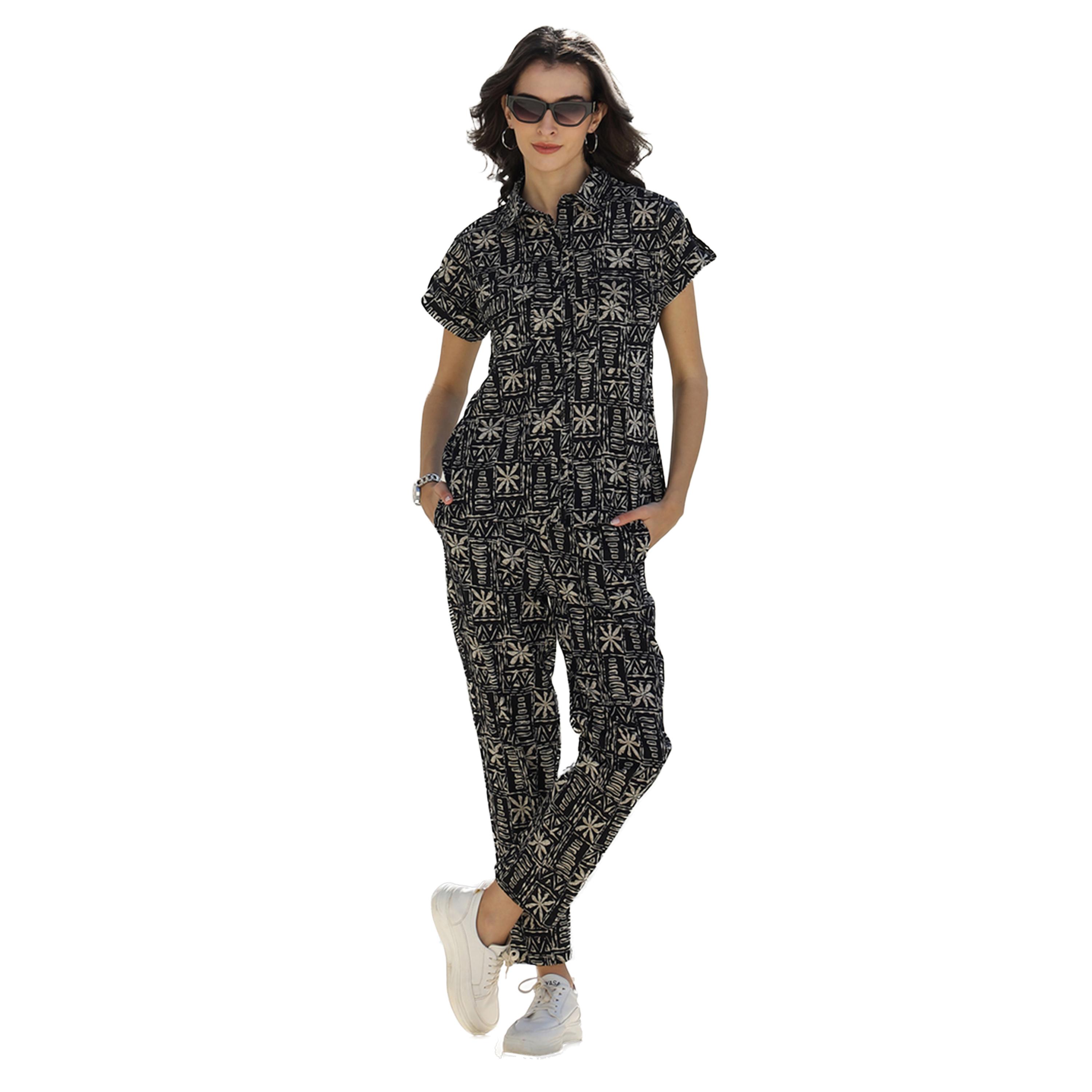 Sanskrutihomes X Styli All-Over Printed Pure Cotton Shirt and Pyjama Set-women-clothing-nightwear-pyjamas-longsets-image-1