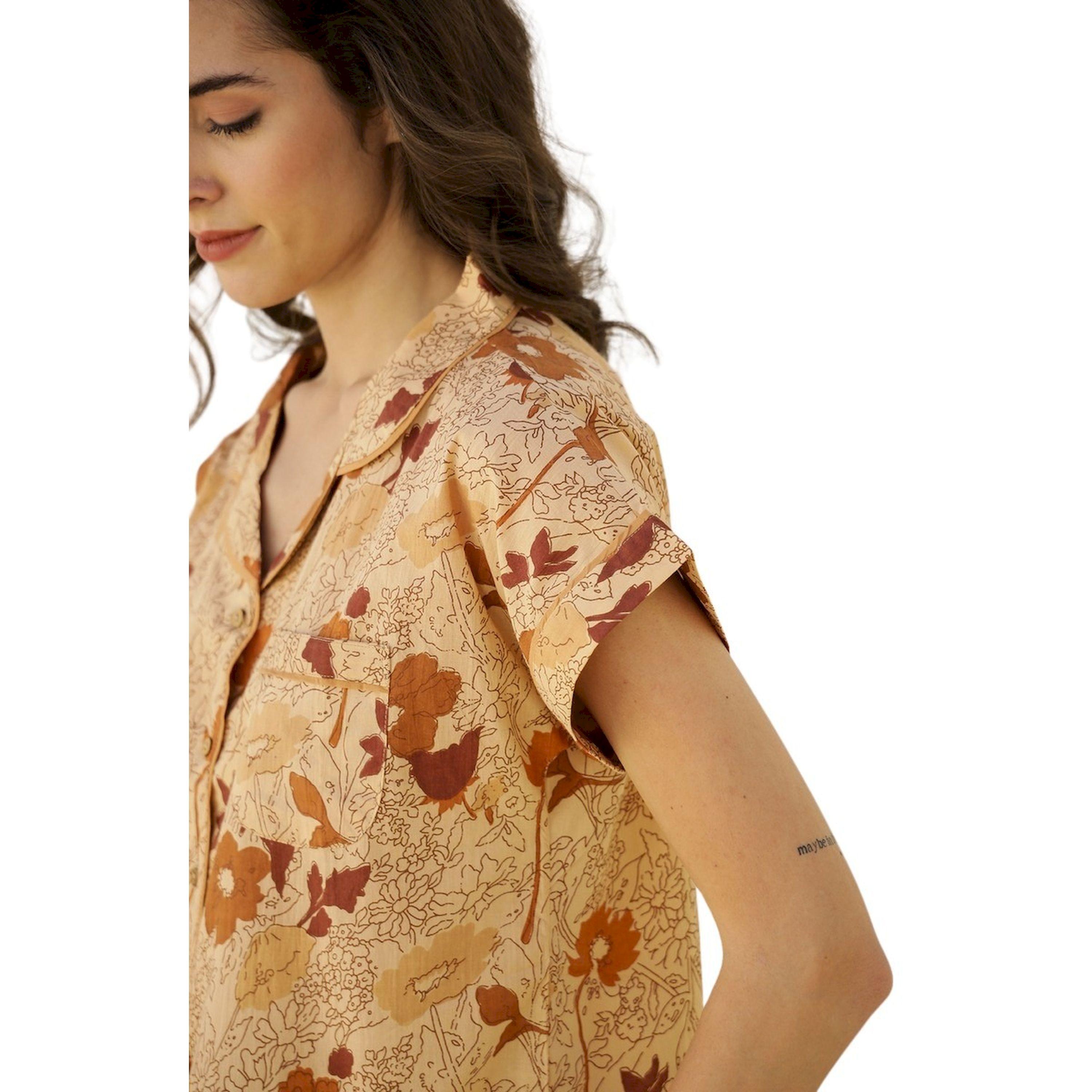 Sanskrutihomes X Styli Floral Printed Short Sleeve Shirt and Pyjama Set-women-clothing-nightwear-pyjamas-longsets-image-4