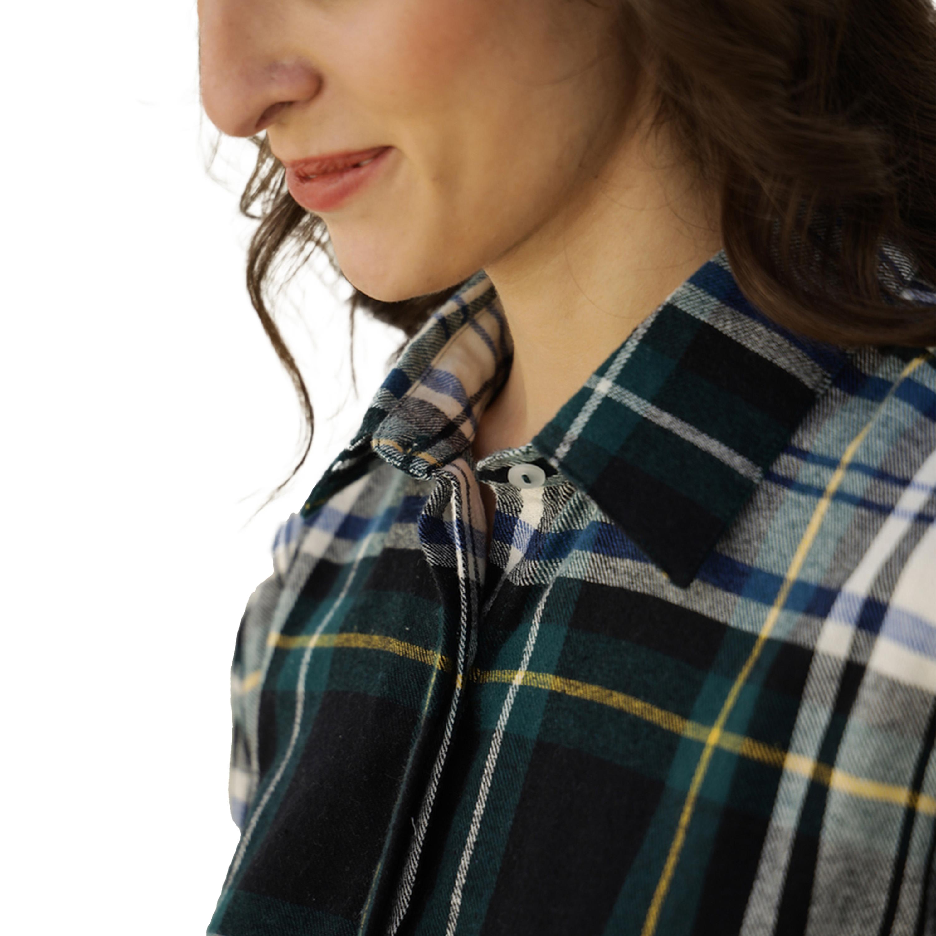 Sanskrutihomes X Styli Checked Long Sleeve Shirt and Pyjama Set-women-clothing-nightwear-pyjamas-longsets-image-6