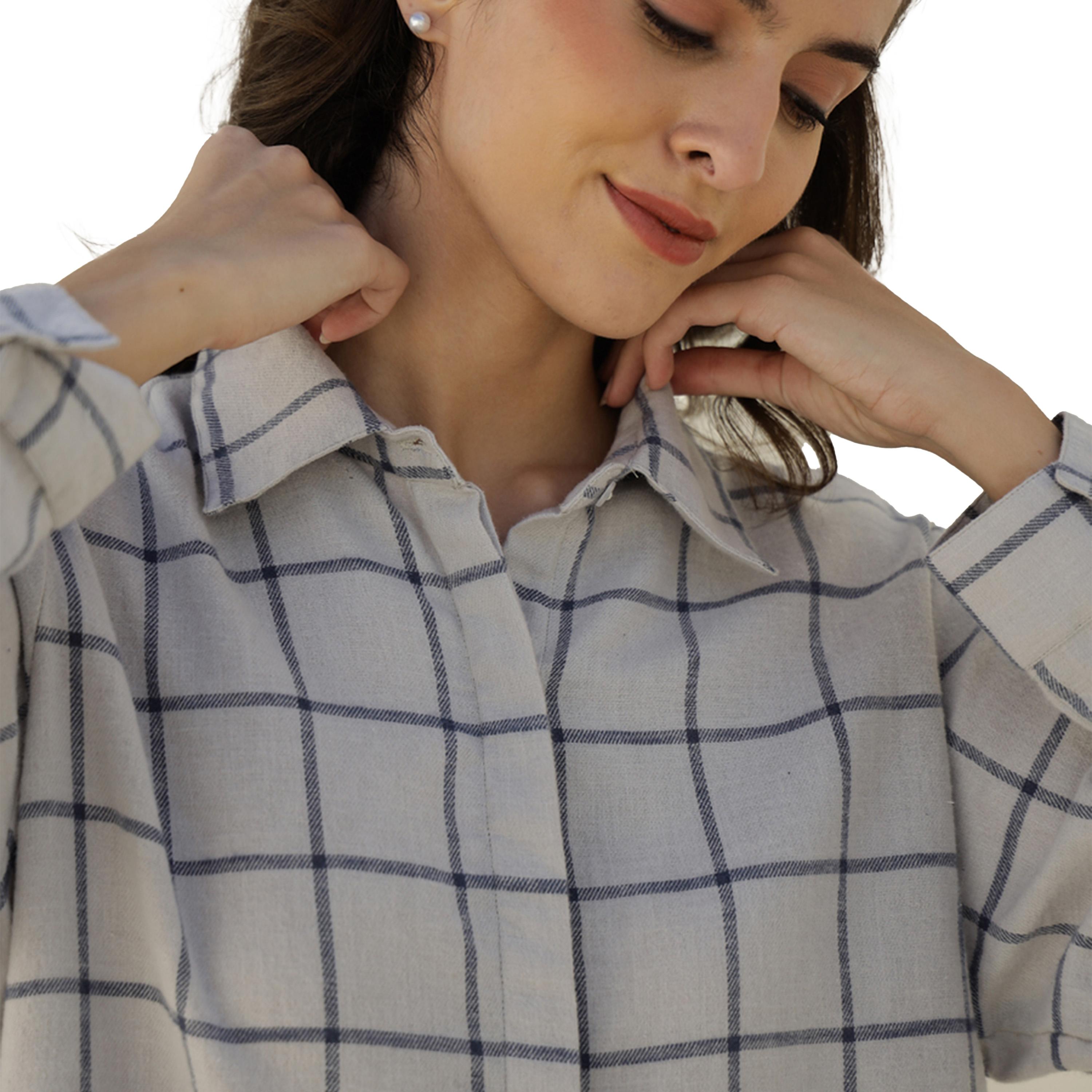 سانسكروتي هومز × ستايلي - طقم قميص منقوش بأكمام طويلة مع بنطال بيجامة-women-clothing-nightwear-pyjamas-longsets-image-6