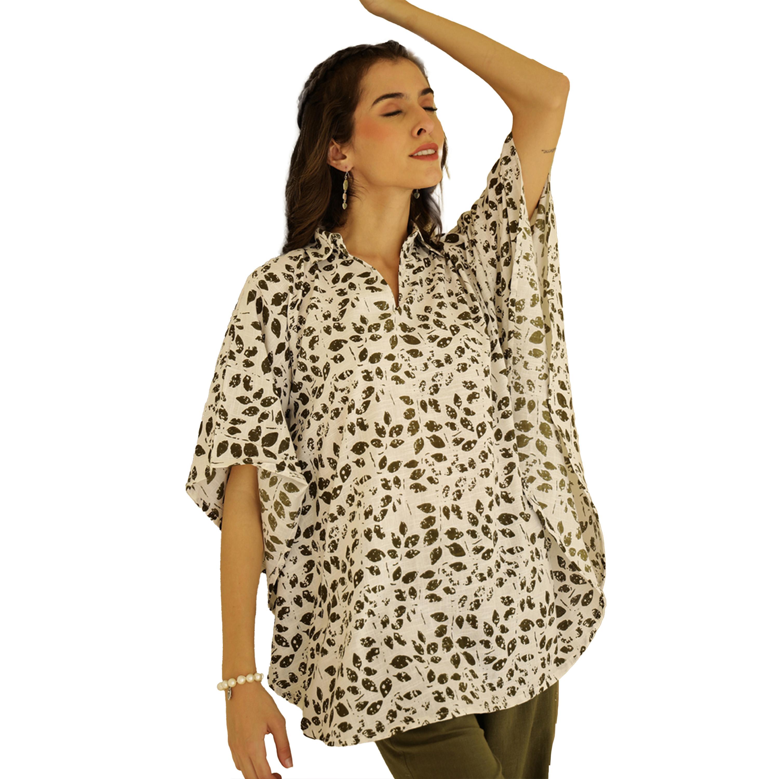 Sanskrutihomes X Styli Printed Cotton Kimono Top and Trousers Co-Ords-women-clothing-coordsets-image-5