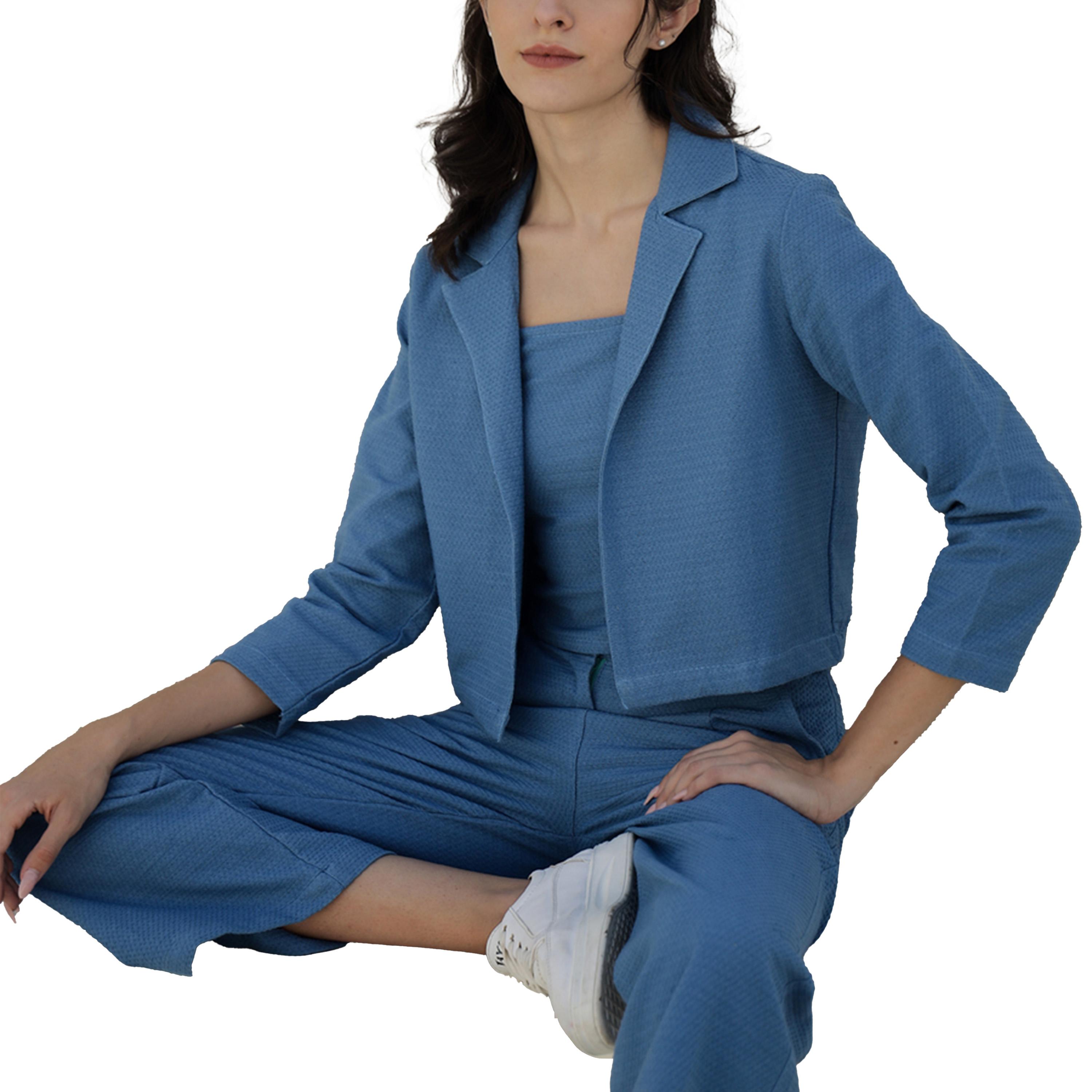 سانسكروتي هومز × ستايلي - بنطال جاكيت مزخرف مع بلوزة بدون أكمام وبنطال-women-clothing-coordsets-image-6