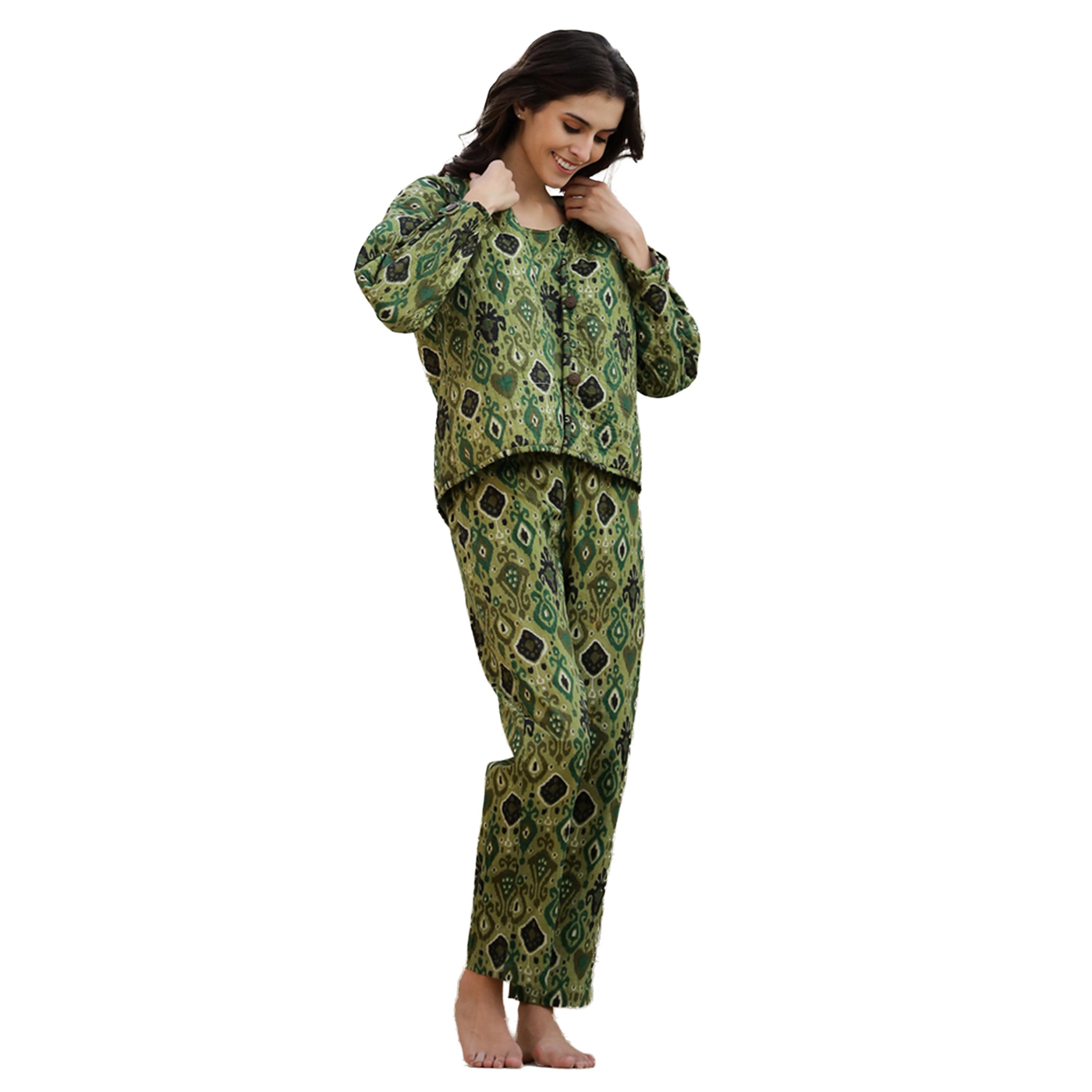 Sanskrutihomes X Styli Floral Print Top with Jacket and Trousers Set-women-clothing-coordsets-image-1