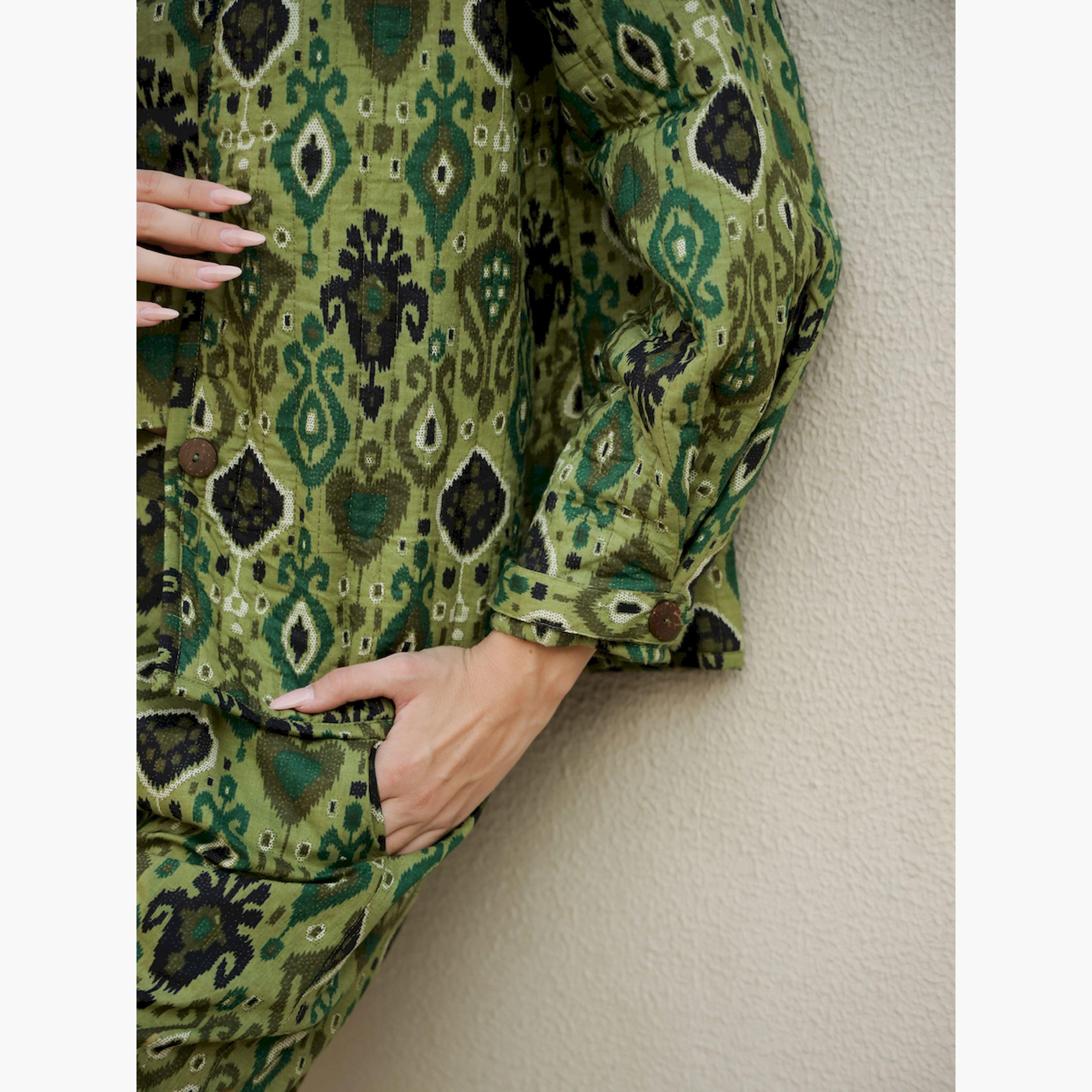 Sanskrutihomes X Styli Floral Print Top with Jacket and Trousers Set-women-clothing-coordsets-image-6