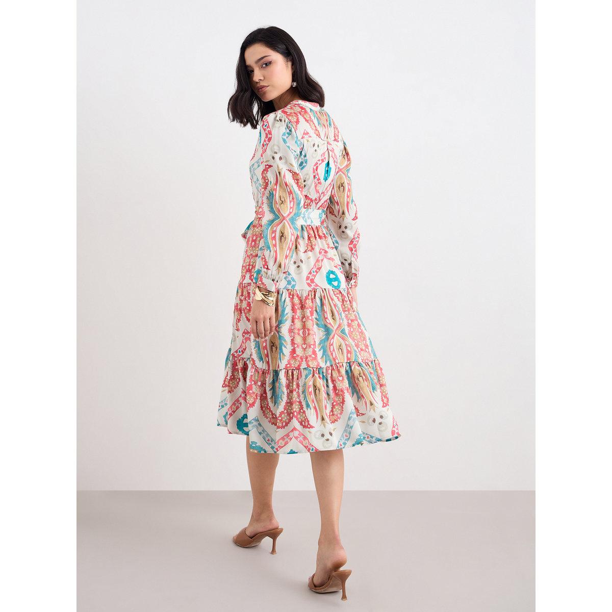 فستان ميدي بتفاصيل كسرات-women-clothing-dresses-image-4