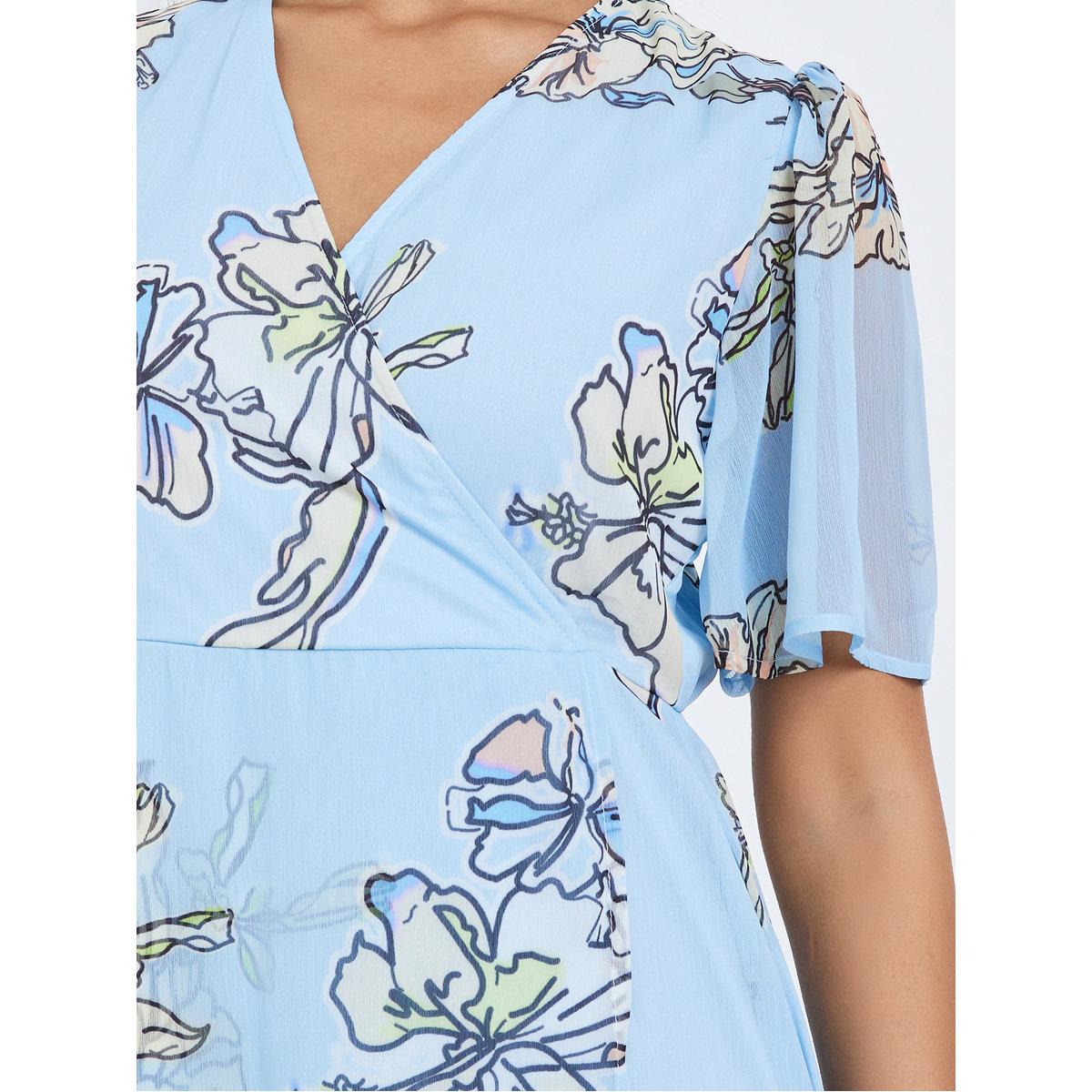Styli Light Blue Floral Wrap Maxi Dress-women-clothing-dresses-image-4