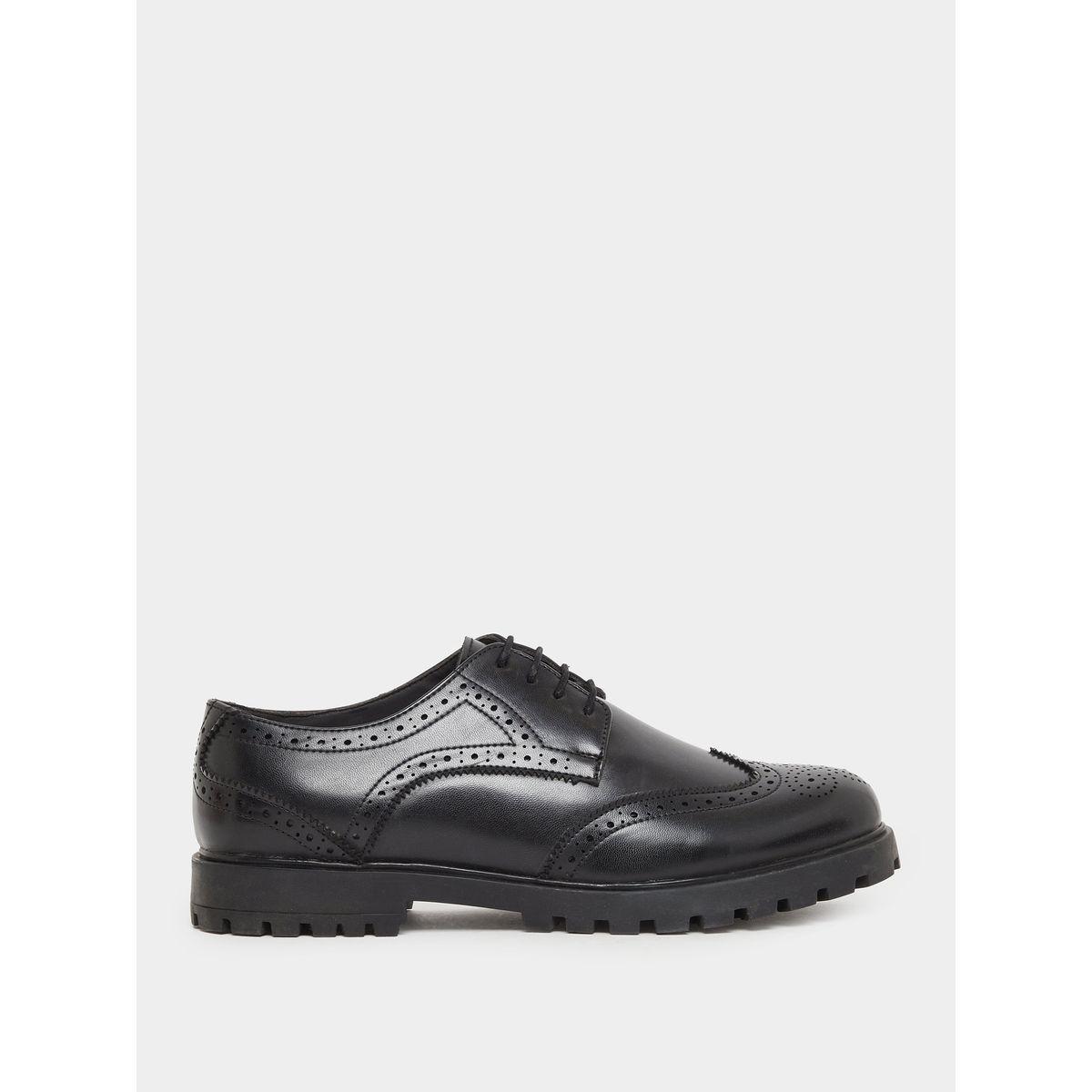 حذاء بروغ سادة برباط غلق-men-shoes-formalshoes-image-1